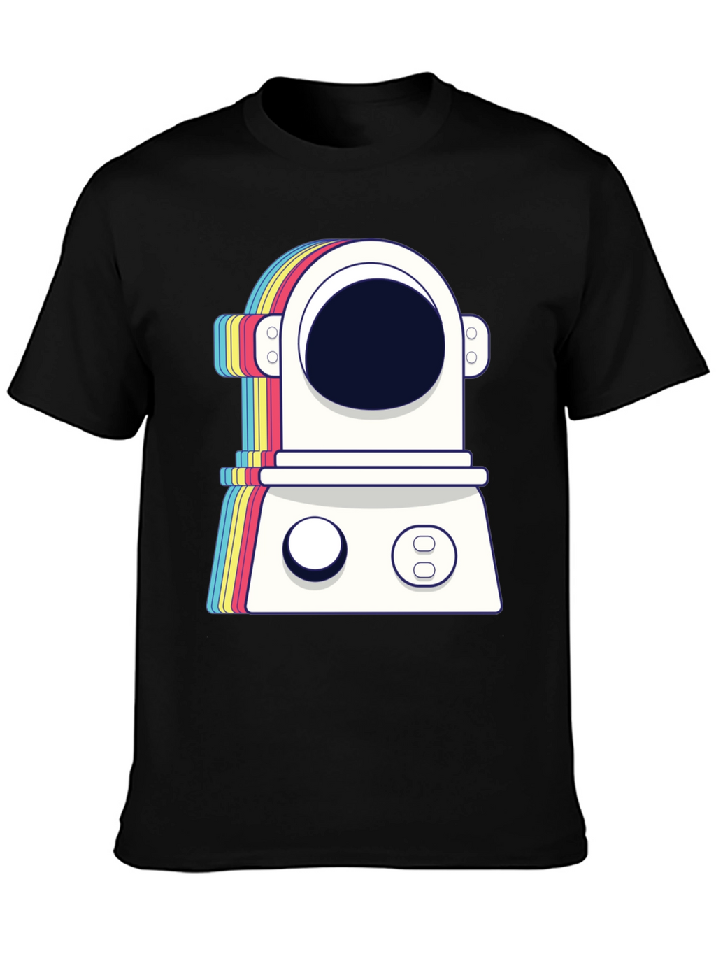 Retro Spaceman Graphic Tee - Trendy Astronaut T-Shirt