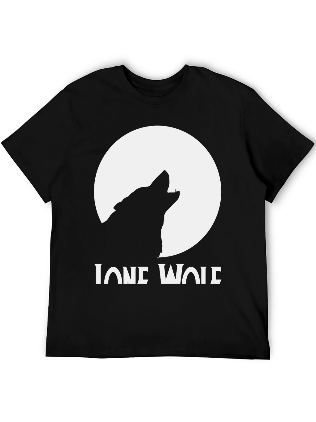 Lone Wolf Graphic T-Shirt - Black