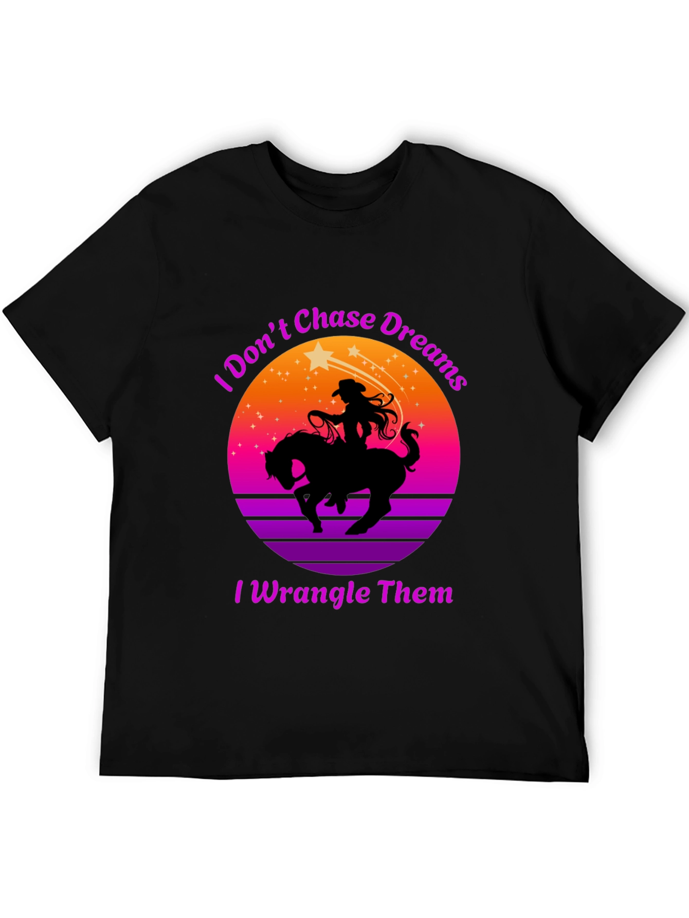 Cowgirl I Wrangle Dreams Graphic Tee