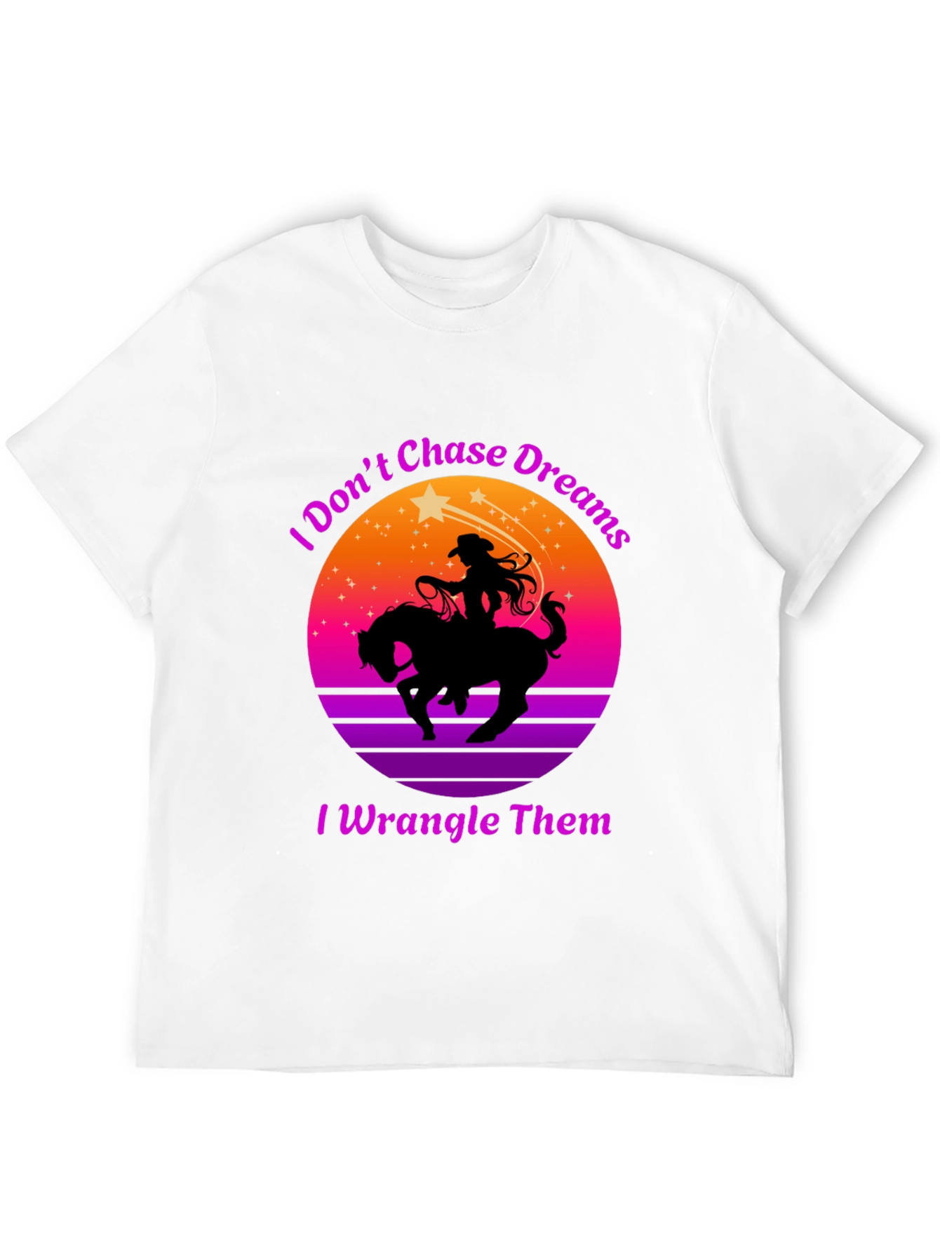 Cowgirl I Wrangle Dreams Graphic Tee