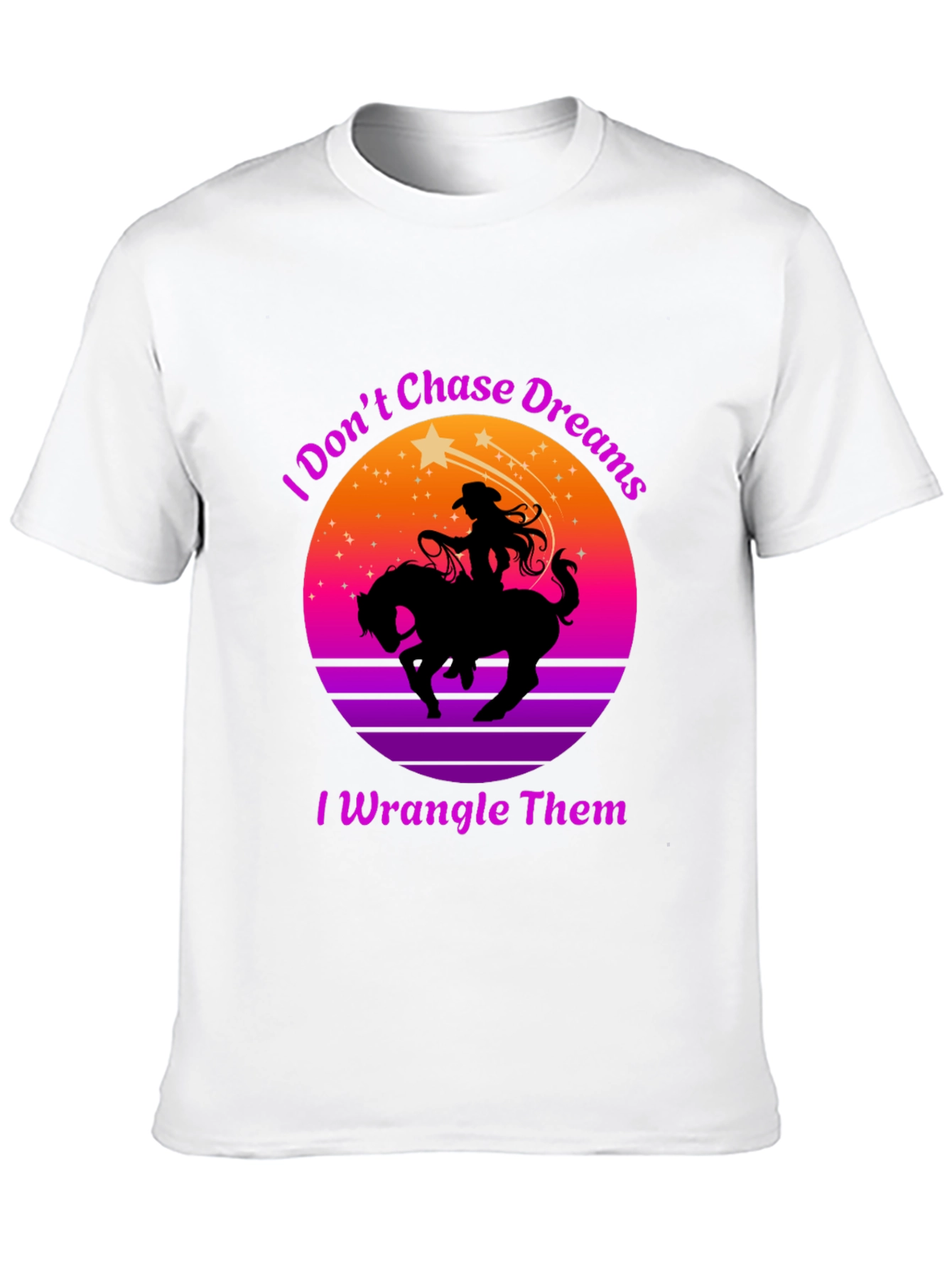 Cowgirl I Wrangle Dreams Graphic Tee