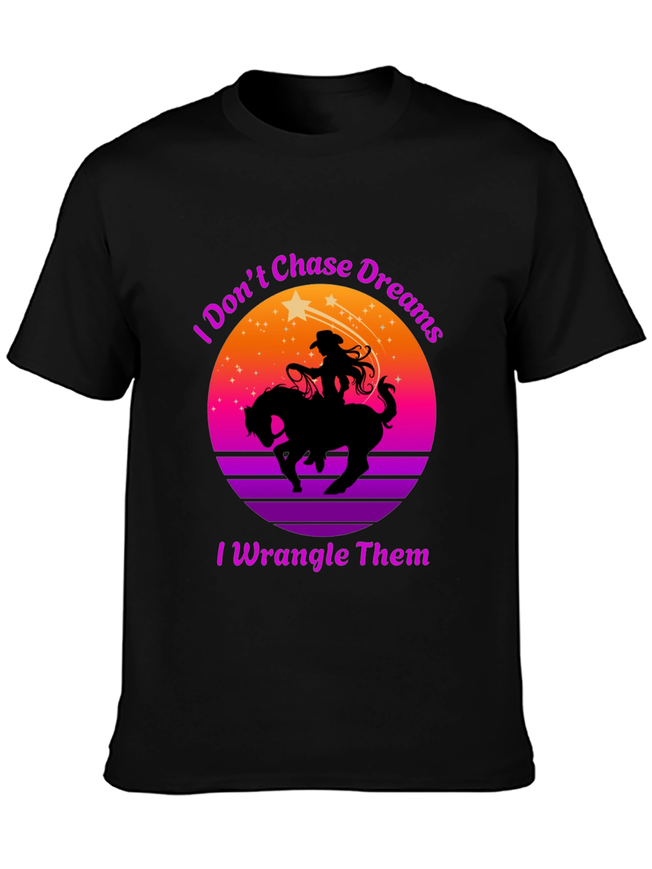 Cowgirl I Wrangle Dreams Graphic Tee
