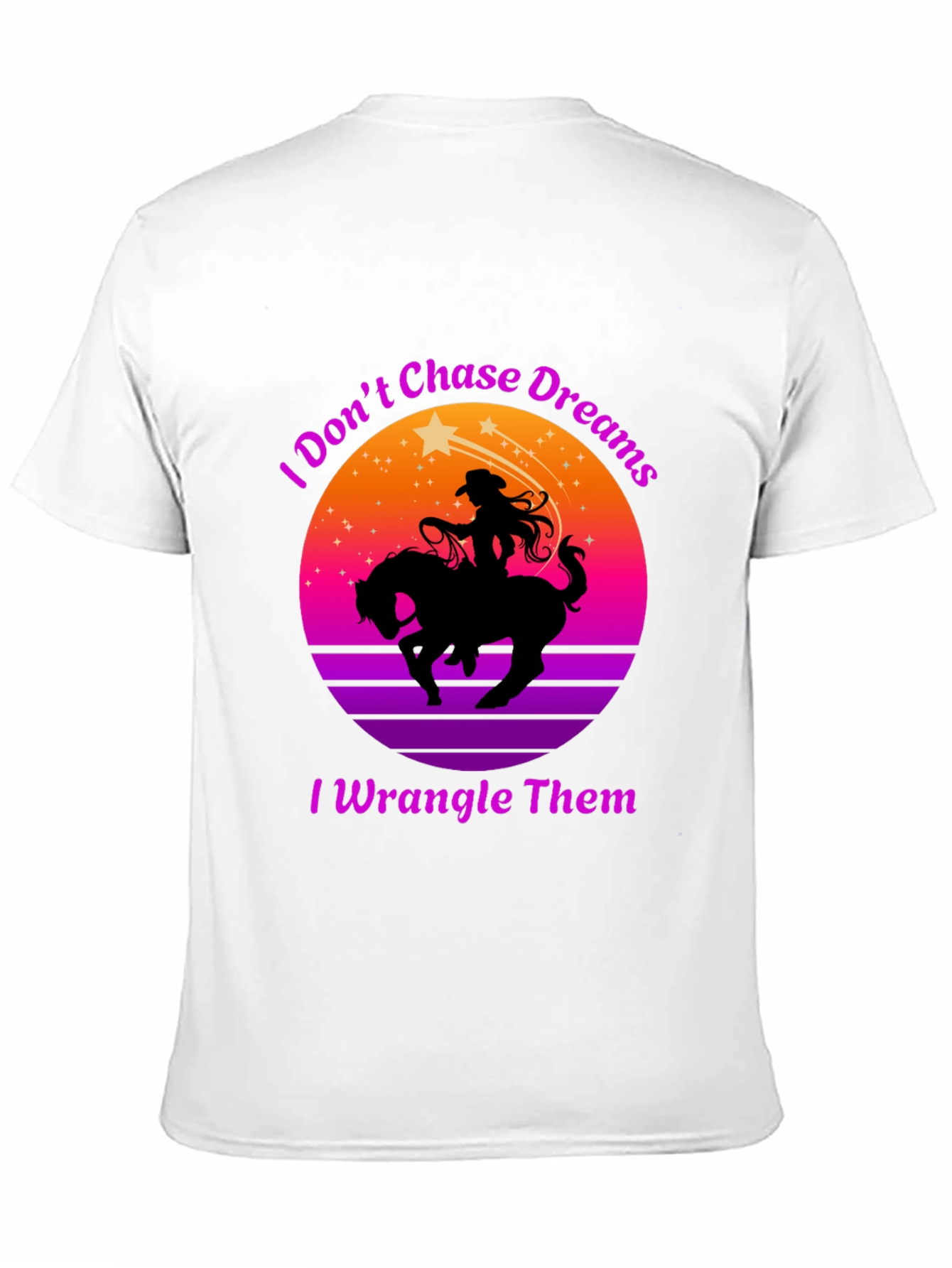 Cowgirl I Wrangle Dreams Graphic Tee
