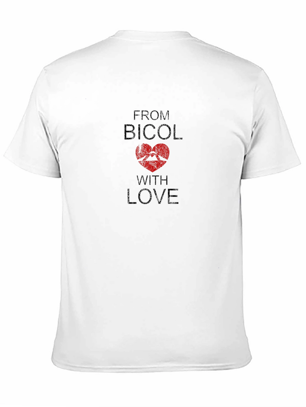 Bicol With Love T-Shirt - Black Graphic Tee
