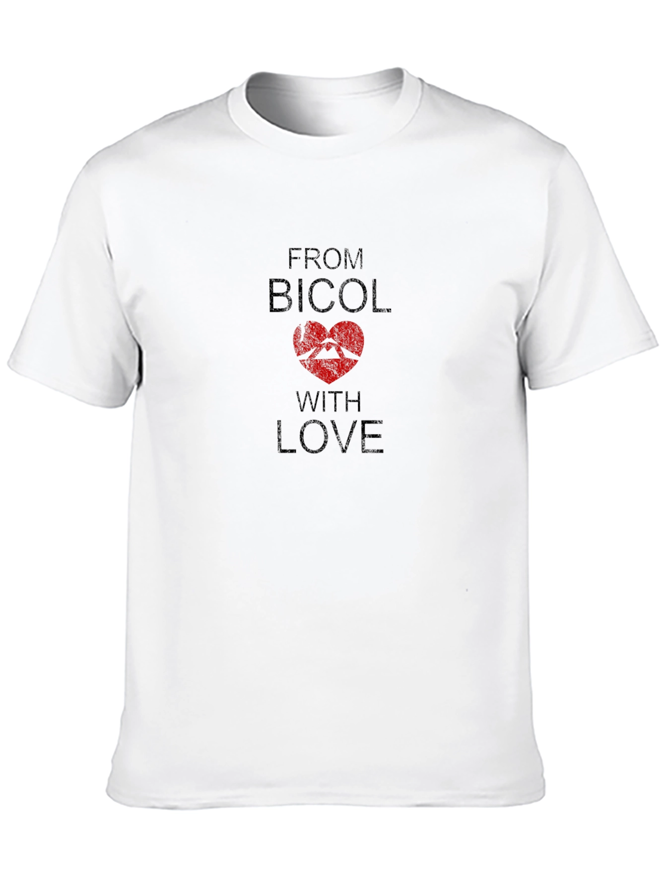 Bicol With Love T-Shirt - Black Graphic Tee