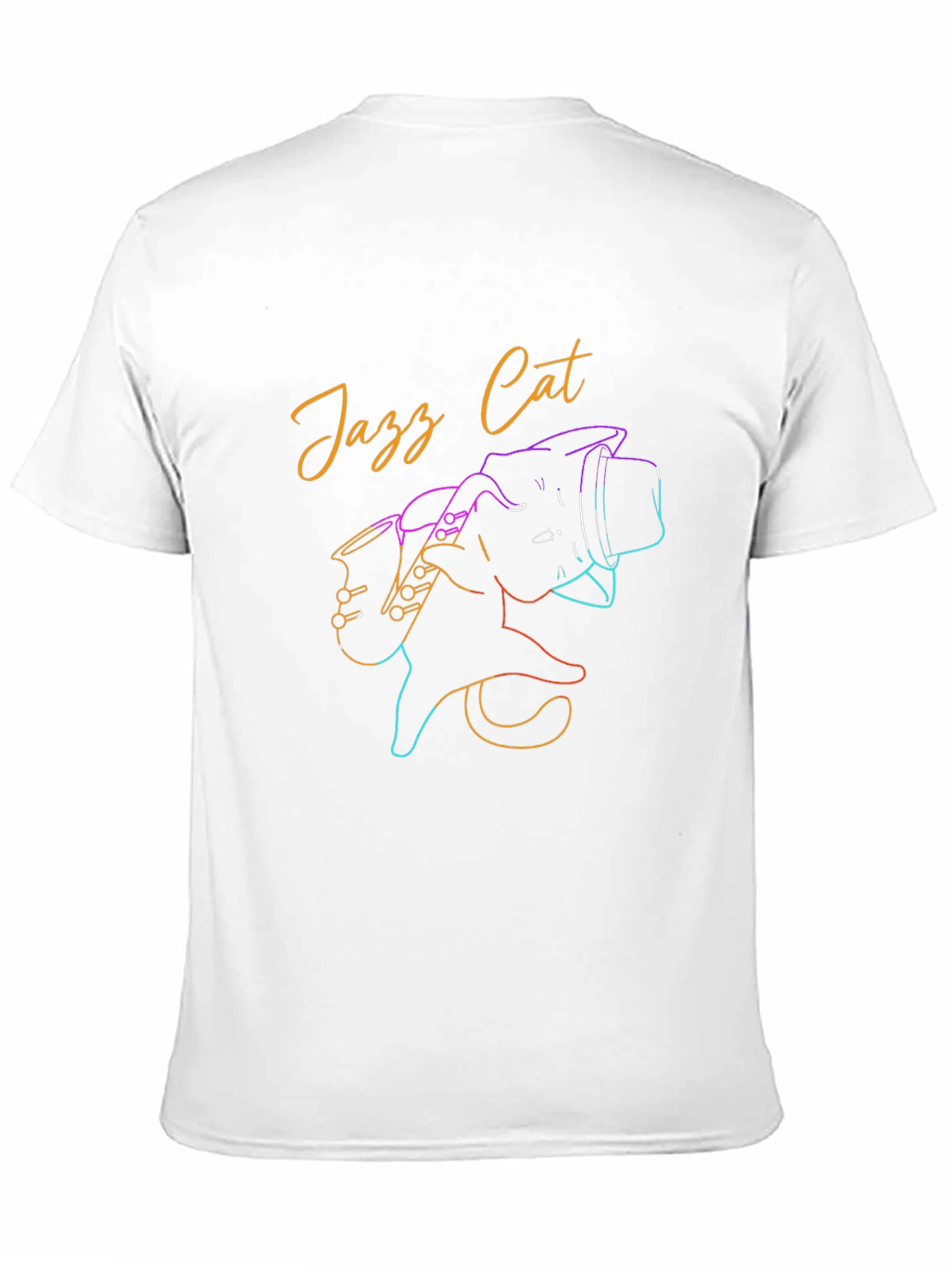 Jazz Cat T-Shirt - Cool Retro Graphic Tee