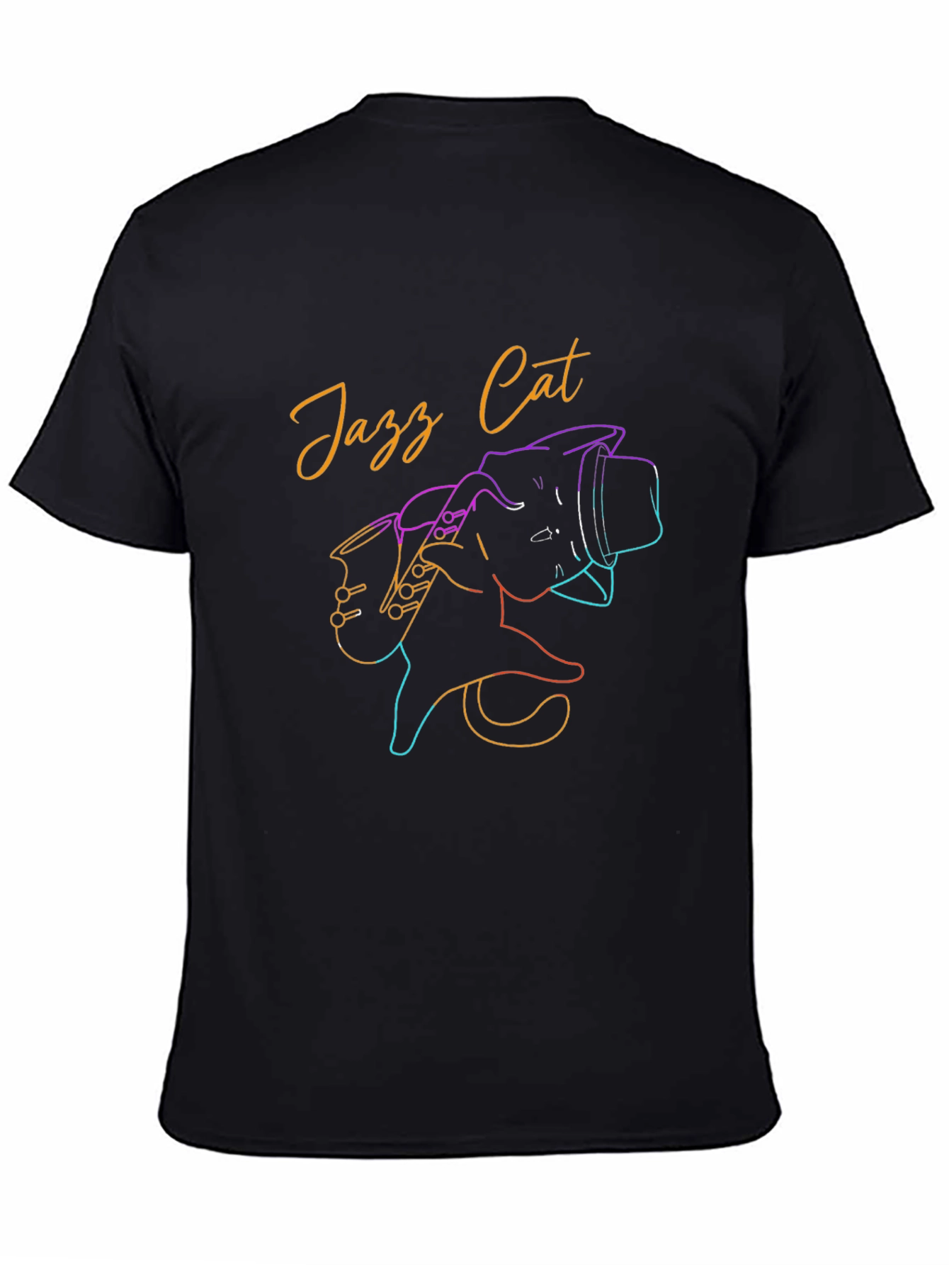 Jazz Cat T-Shirt - Cool Retro Graphic Tee