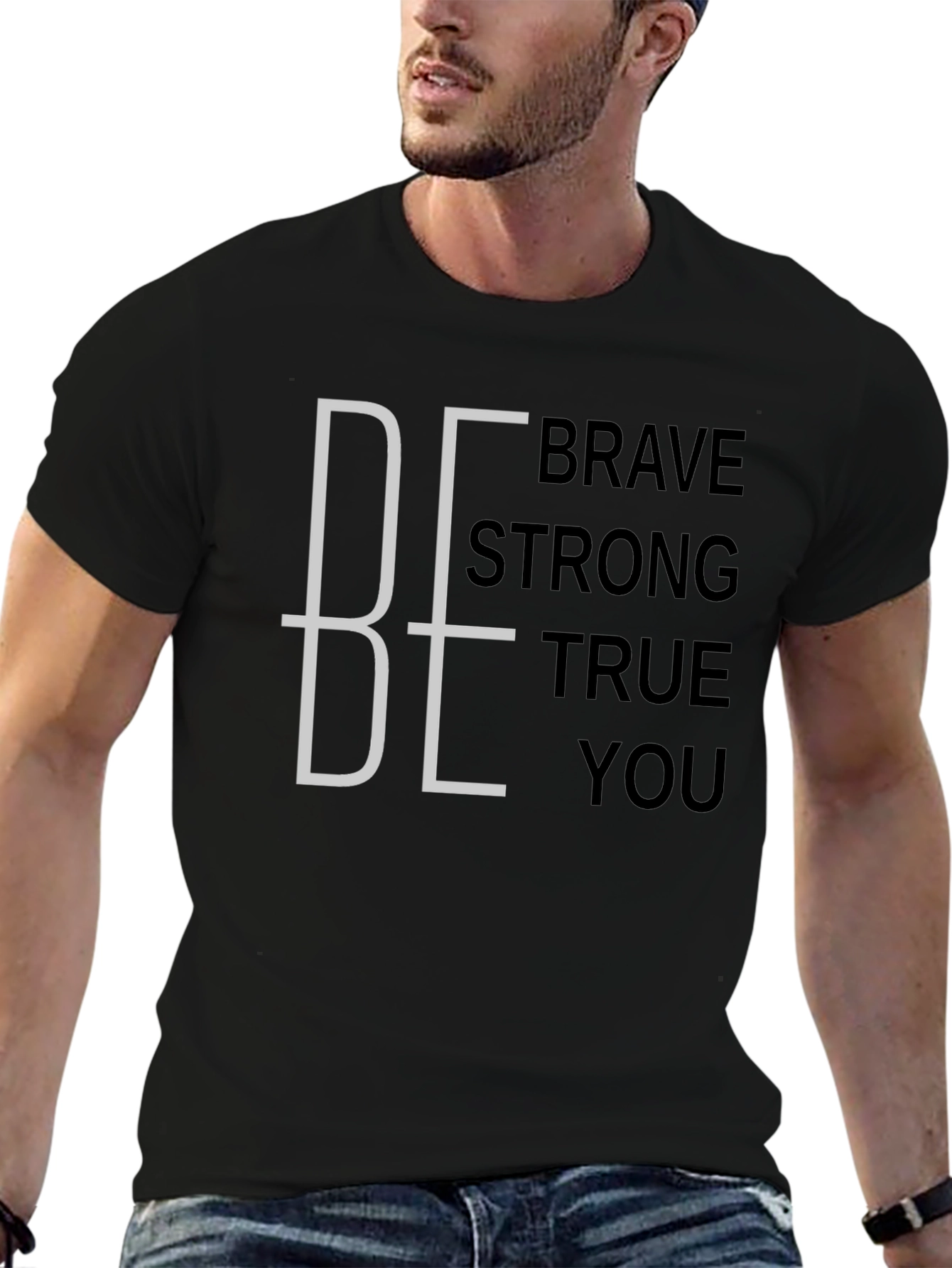 Be Brave Strong True You Graphic Tee