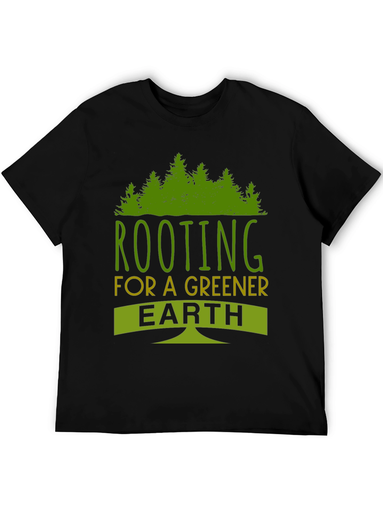 Rooting for a Greener Earth T-Shirt - Eco Friendly Tee
