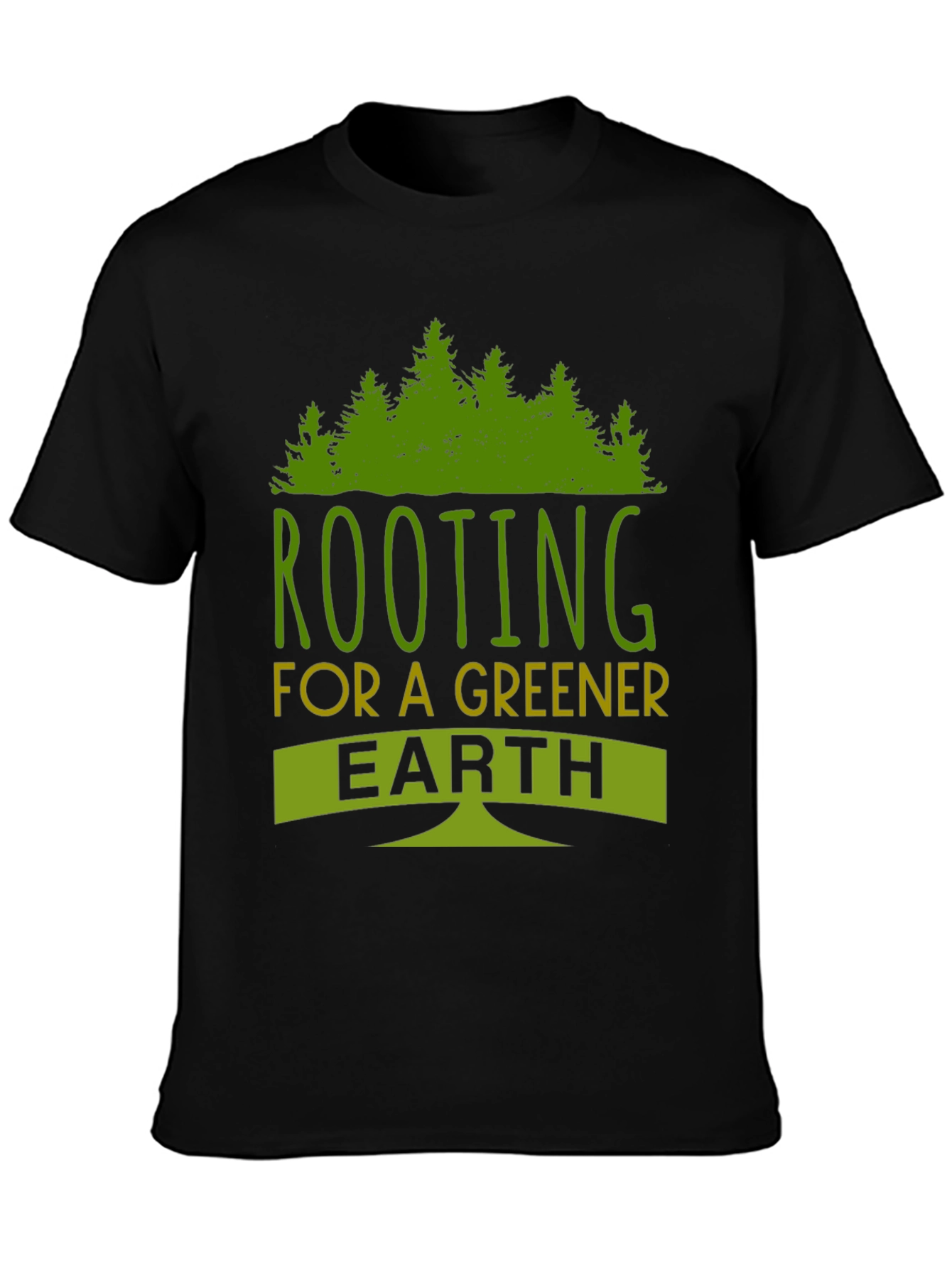 Rooting for a Greener Earth T-Shirt - Eco Friendly Tee