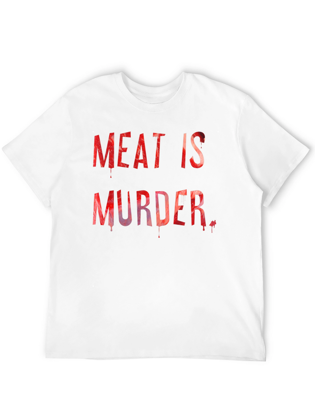 Meat is Murder T-Shirt - Vegan Protest Tee