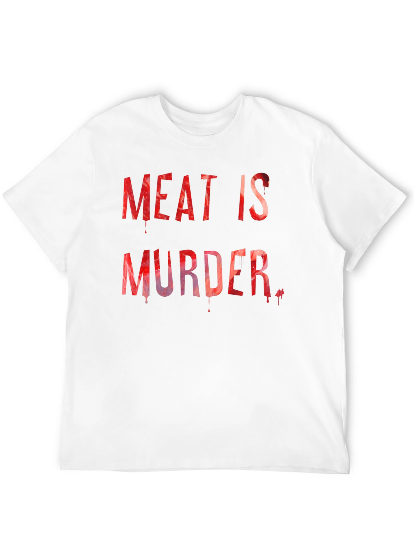 Meat is Murder T-Shirt - Vegan Protest Tee