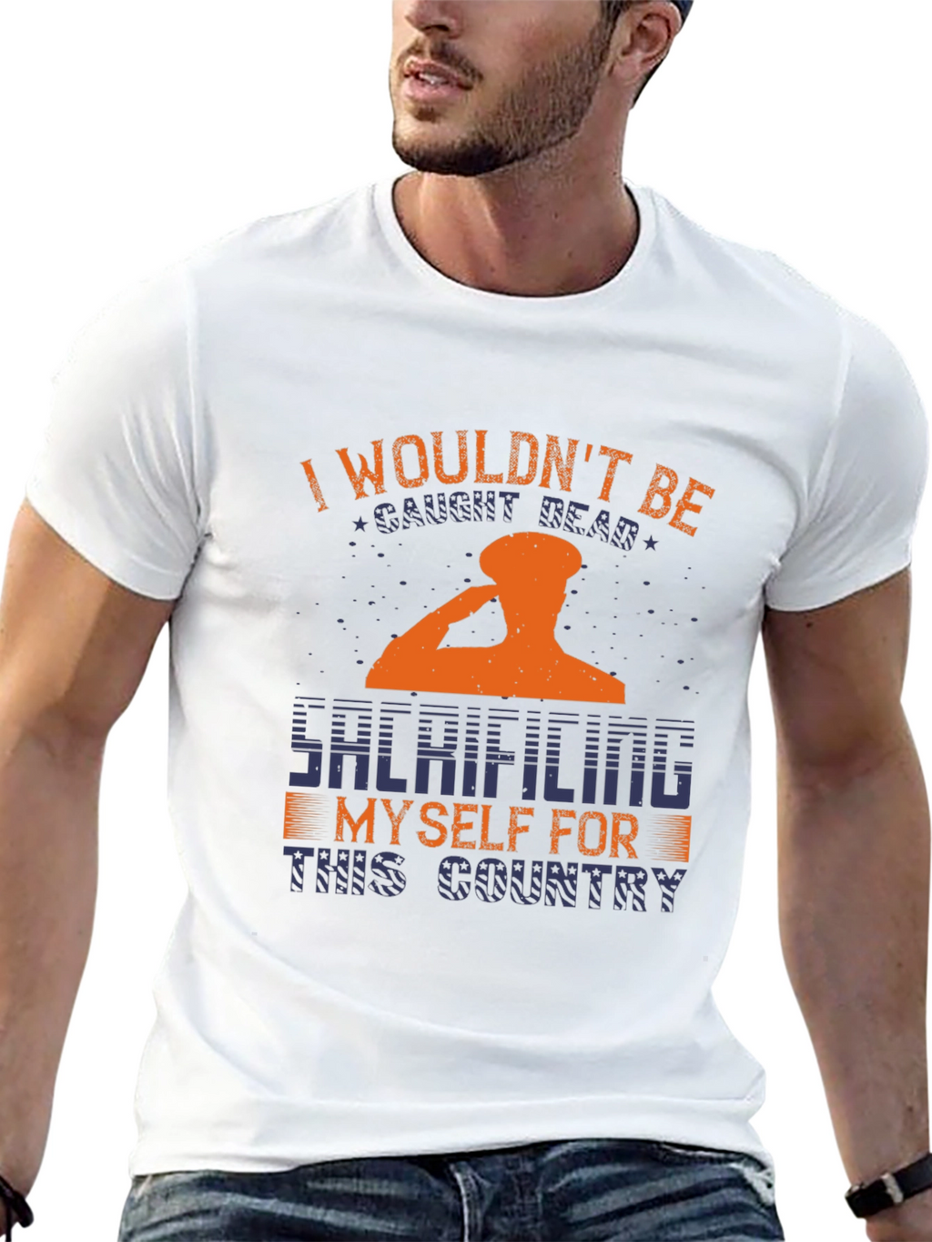 Patriotic T-Shirt Sacrifice for Country Graphic
