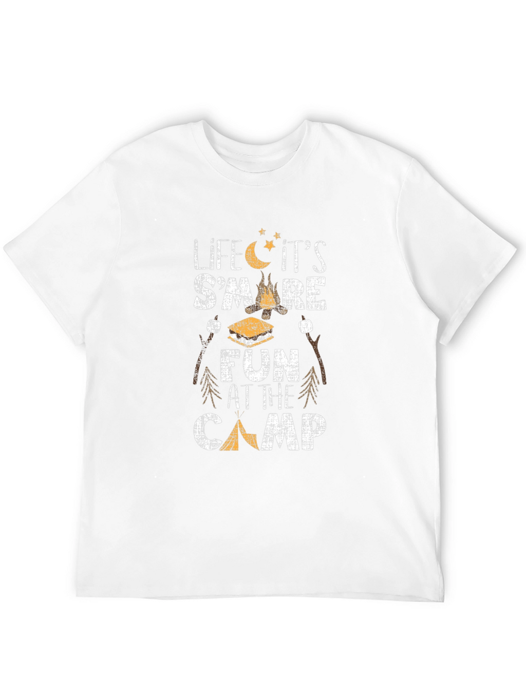 Camping Smore Fun Graphic T-Shirt