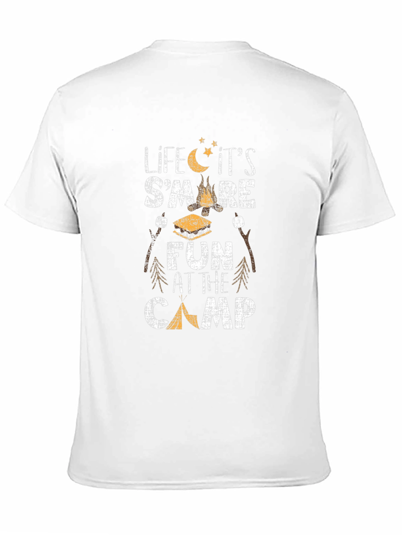 Camping Smore Fun Graphic T-Shirt