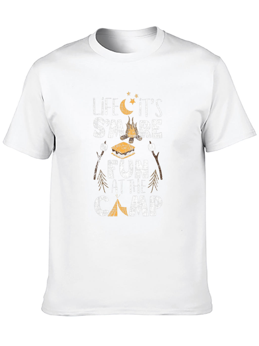 Camping Smore Fun Graphic T-Shirt