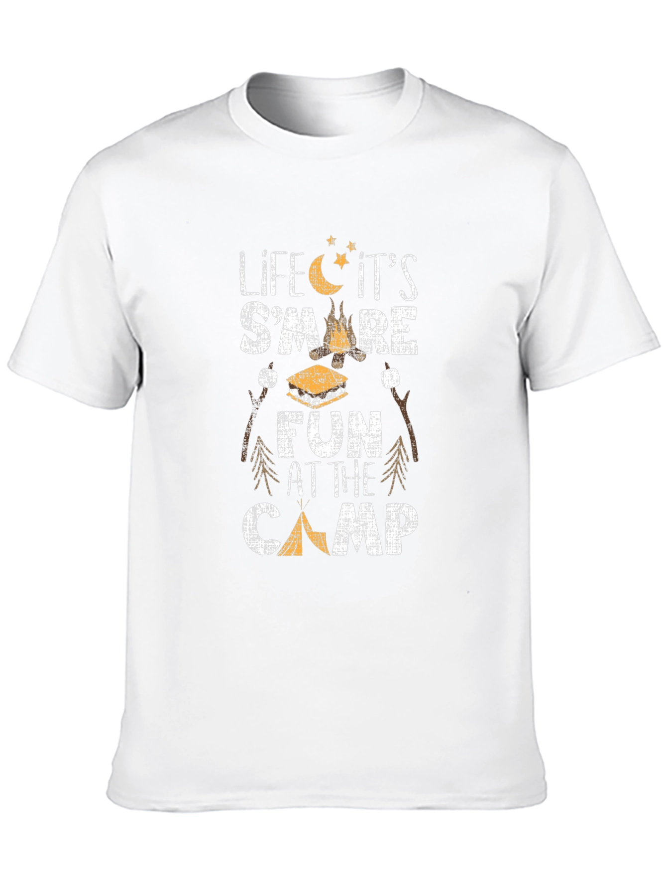 Camping Smore Fun Graphic T-Shirt