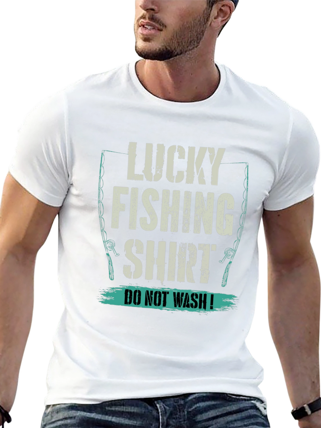 Lucky Fishing Shirt - Novelty Tee
