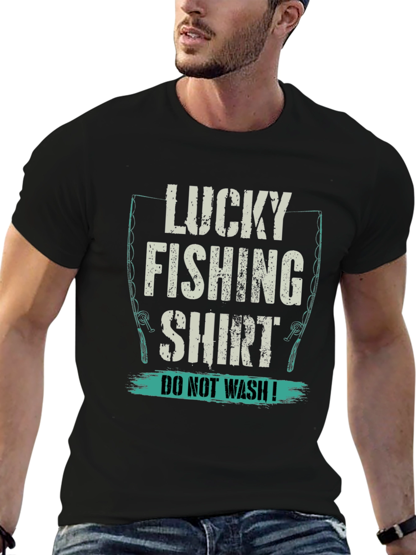 Lucky Fishing Shirt - Novelty Tee