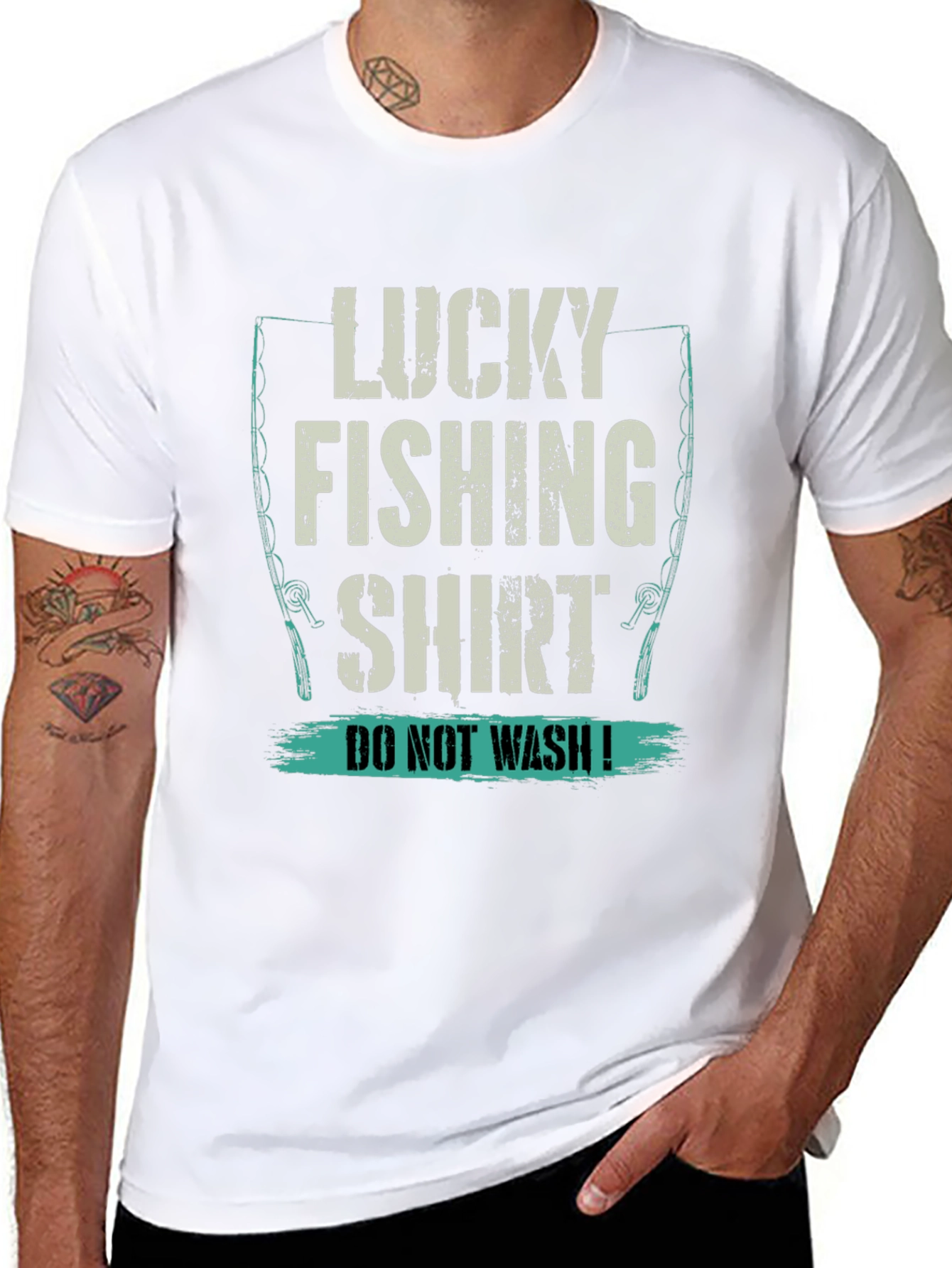 Lucky Fishing Shirt - Novelty Tee