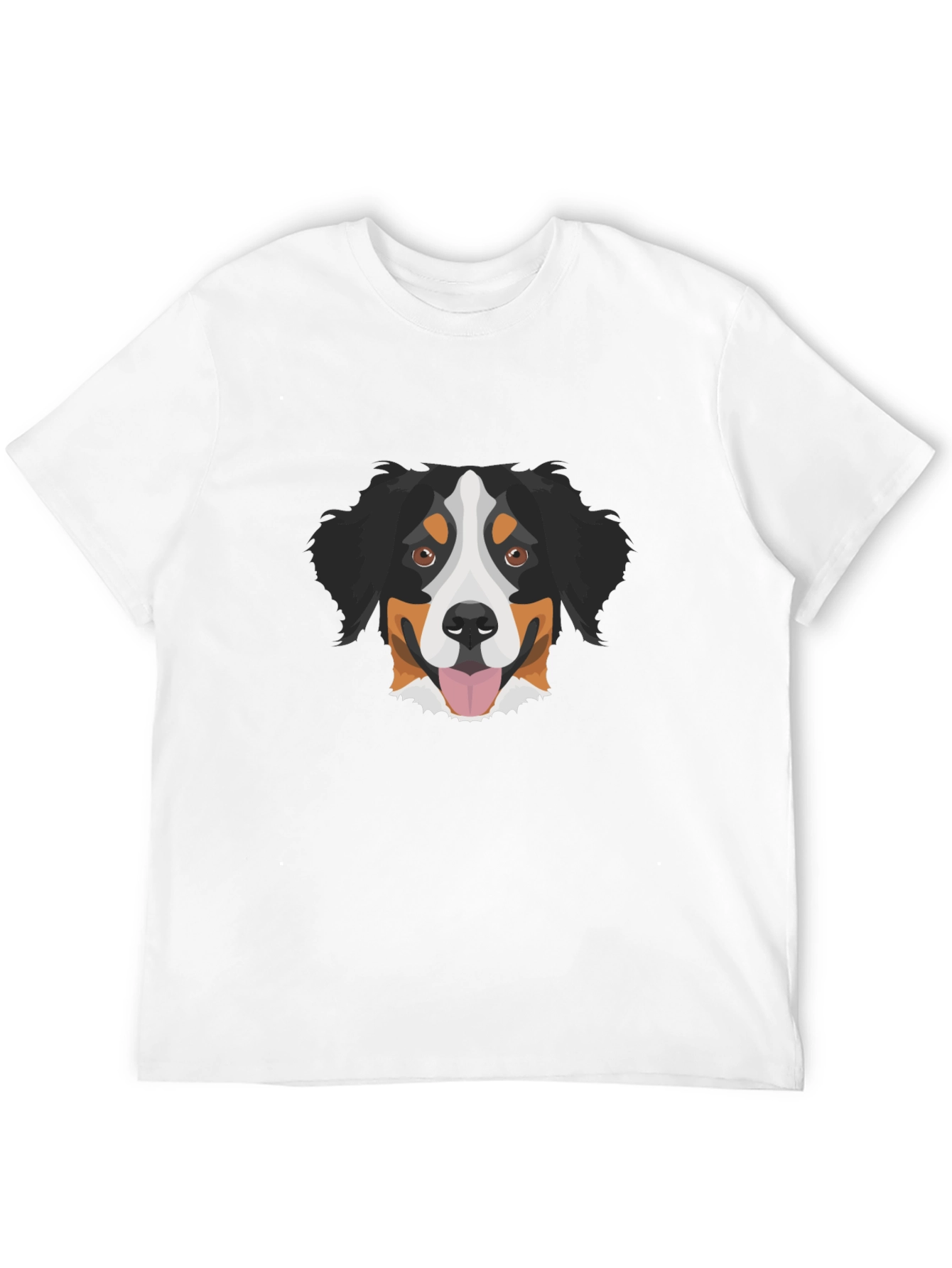 Bernese Mountain Dog Graphic Tee - Black
