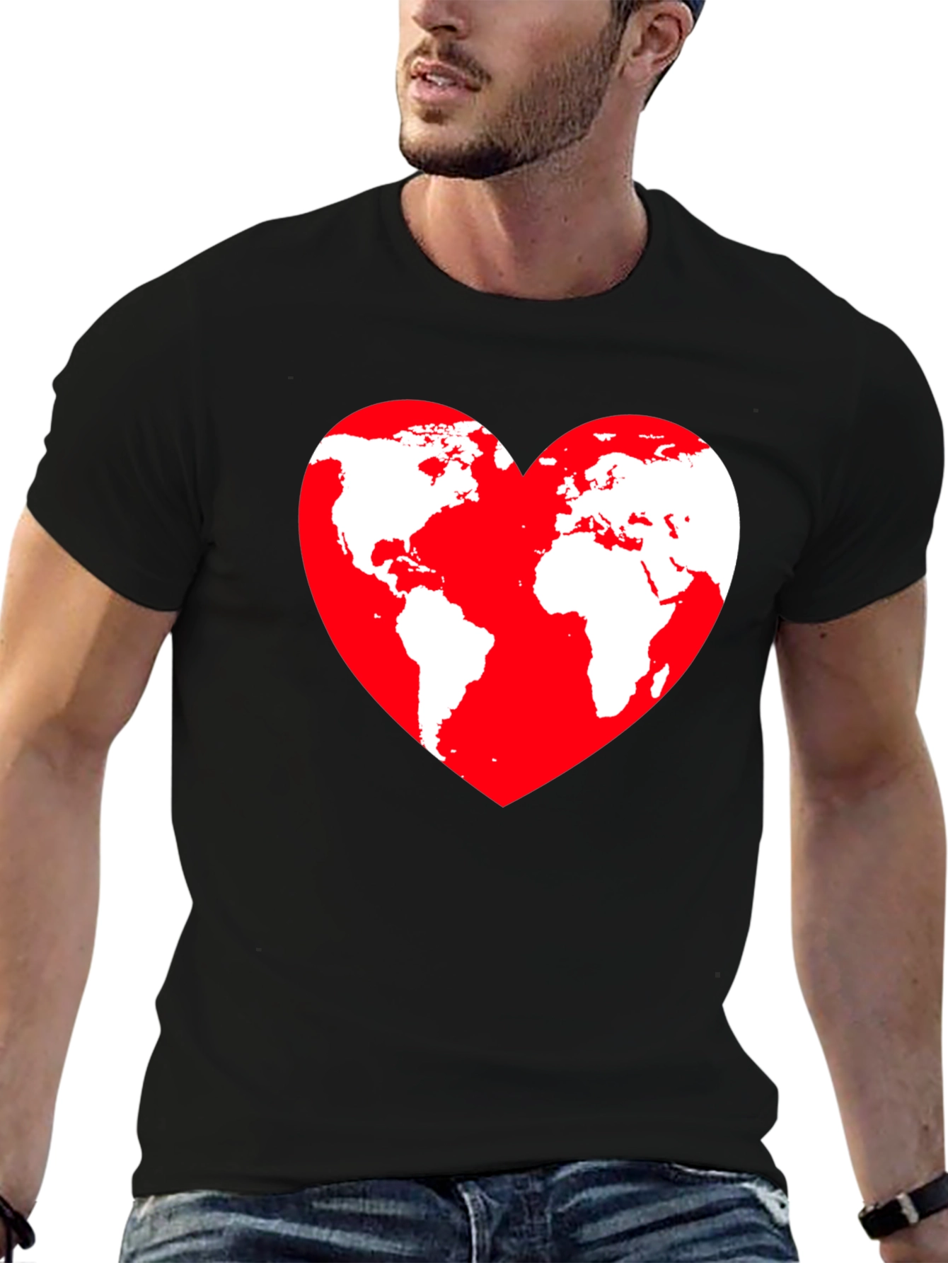 World Heart Graphic T-Shirt