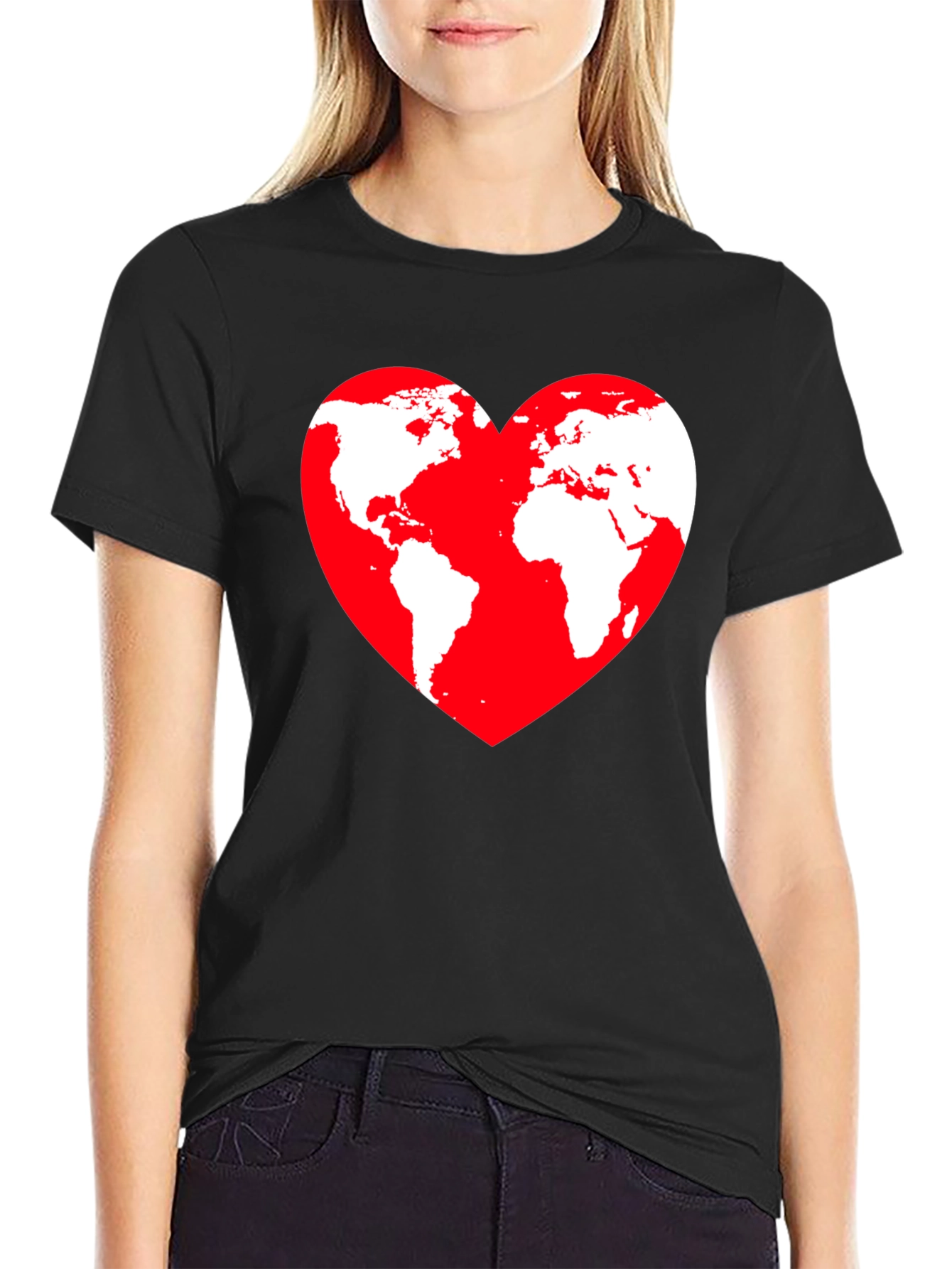 World Heart Graphic T-Shirt