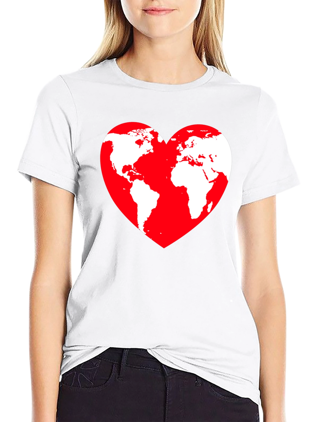 World Heart Graphic T-Shirt