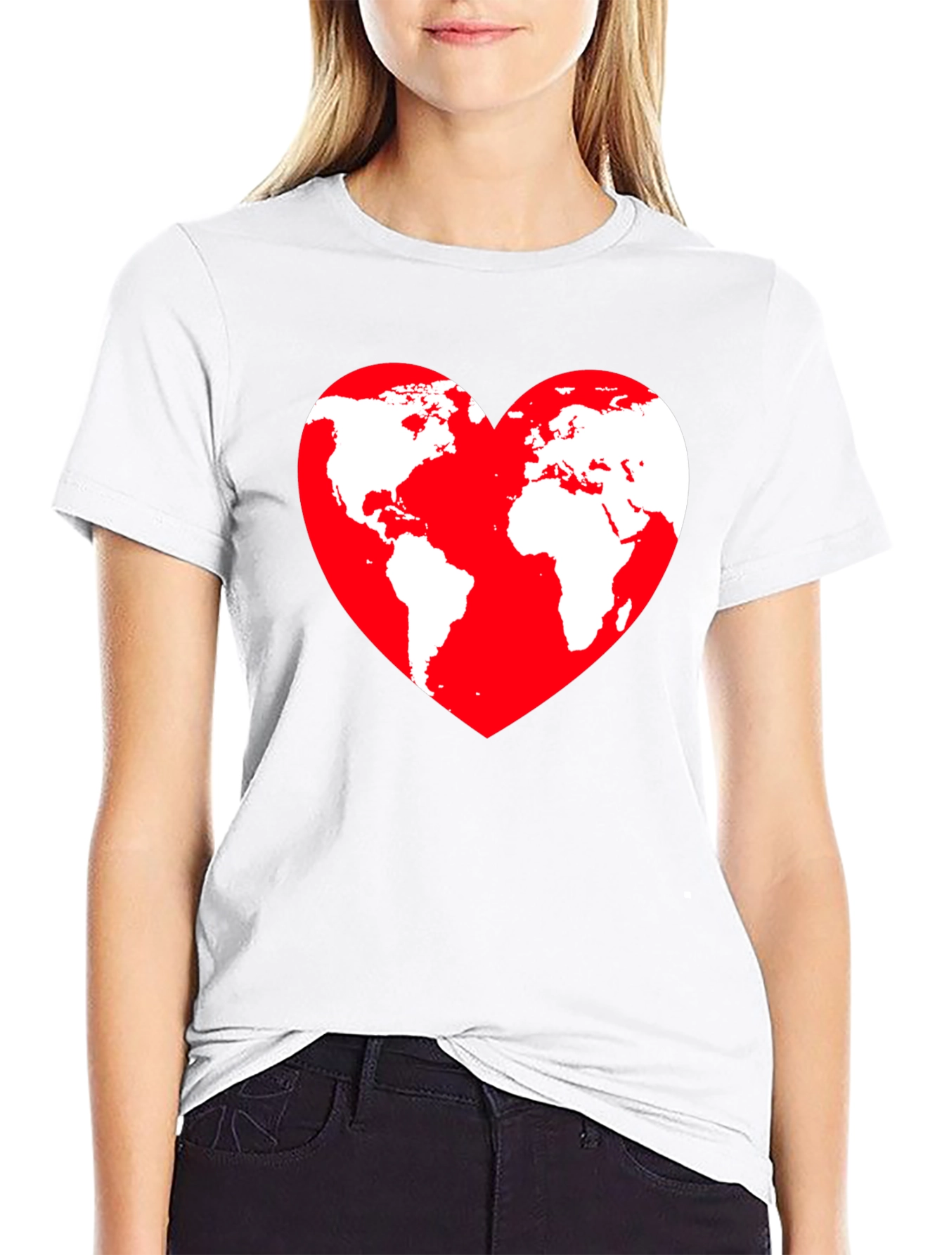 World Heart Graphic T-Shirt