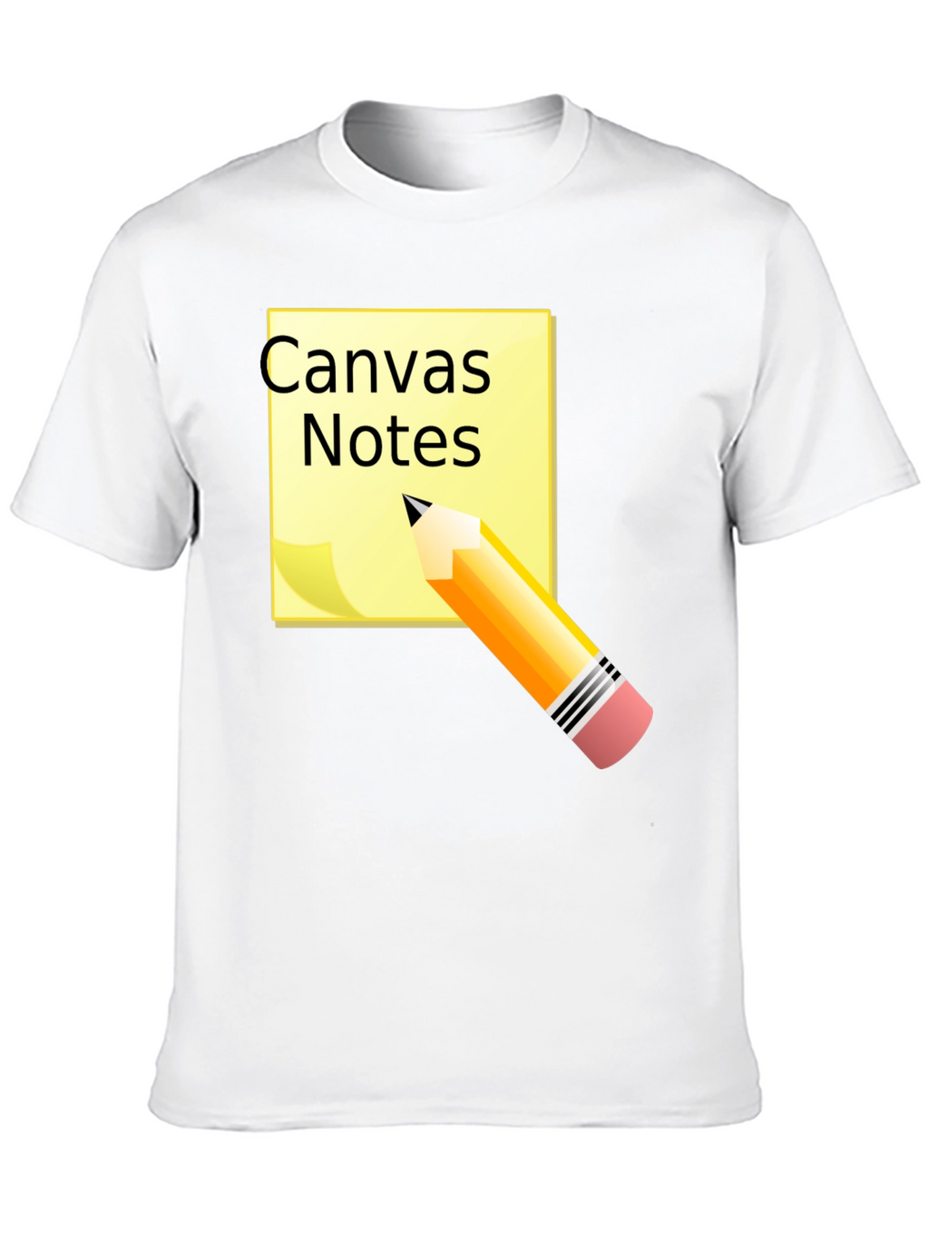 Canvas Notes Graphic Tee