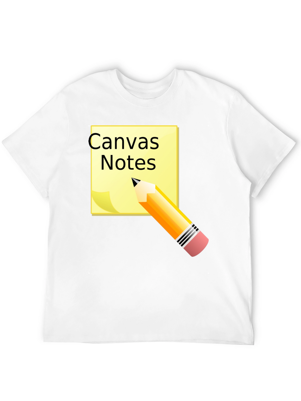Canvas Notes Graphic Tee