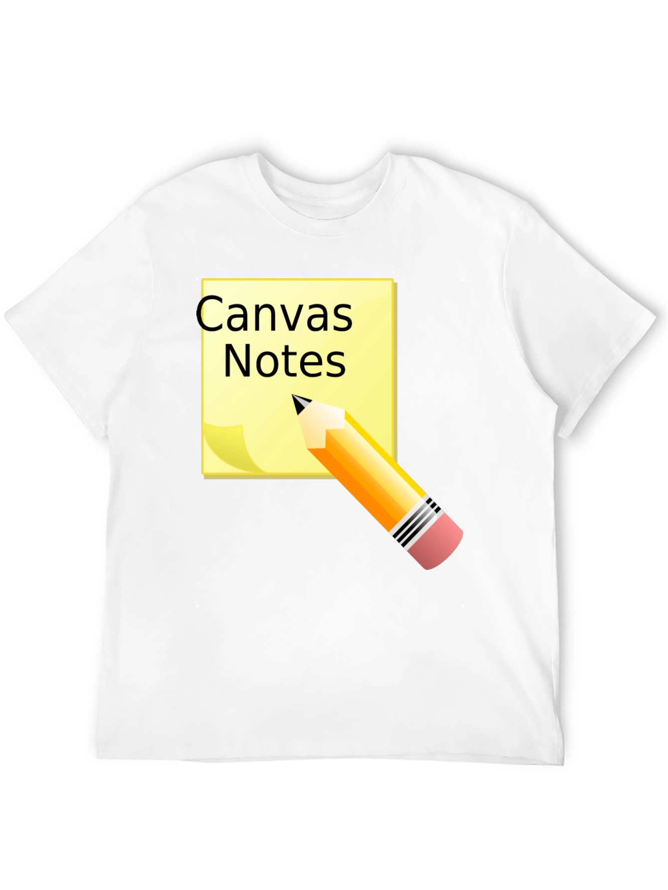 Canvas Notes Graphic Tee