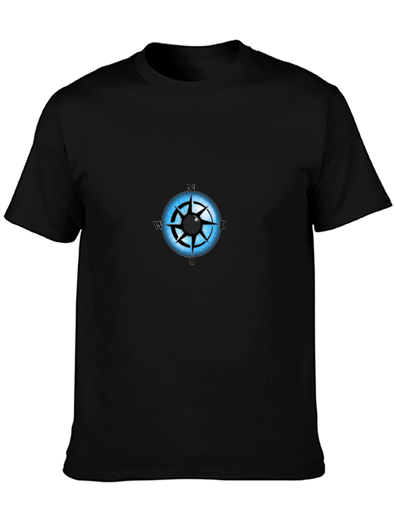 Eye Compass Graphic Black T-Shirt
