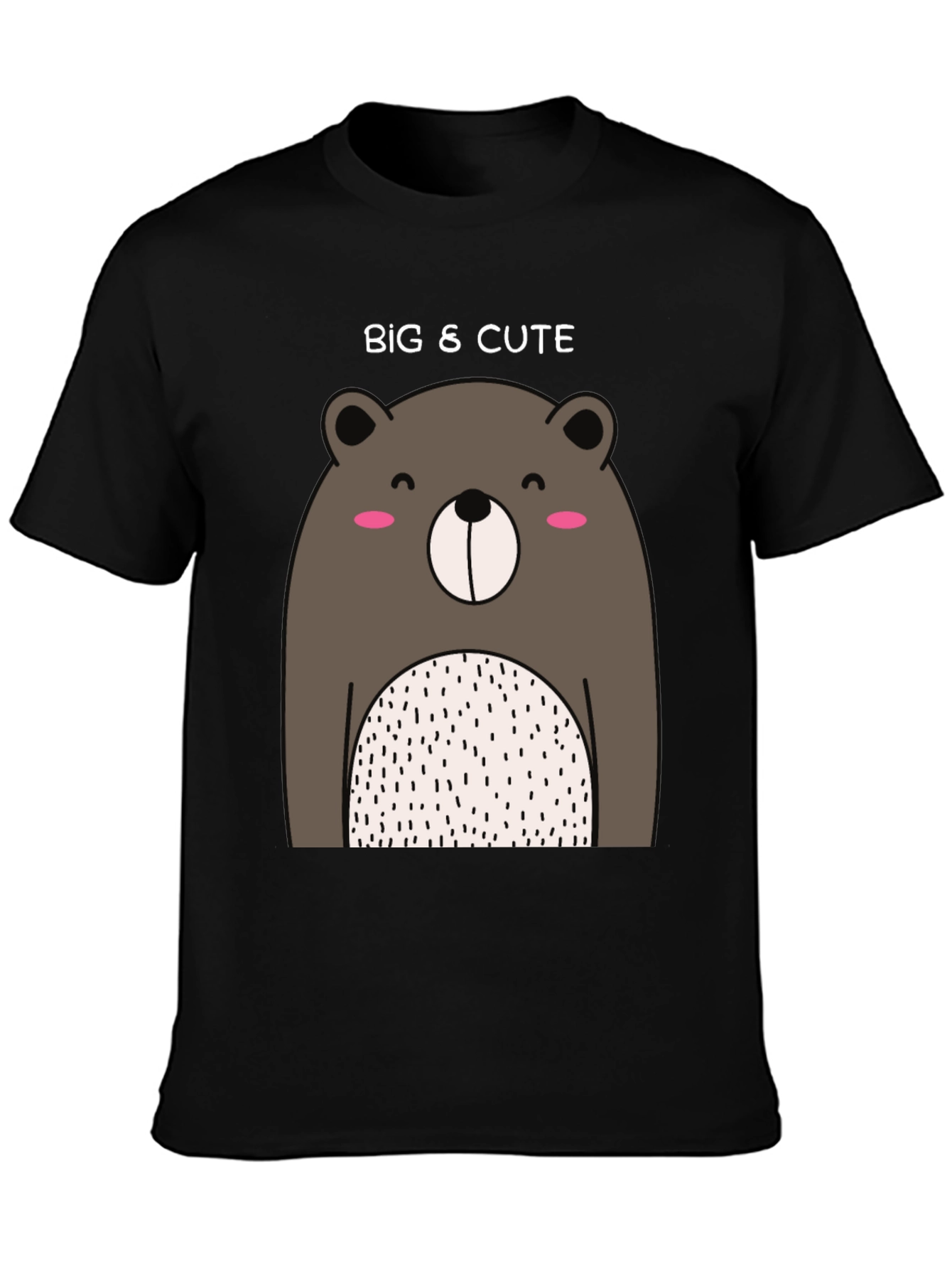 Big & Cute Bear Graphic T-Shirt