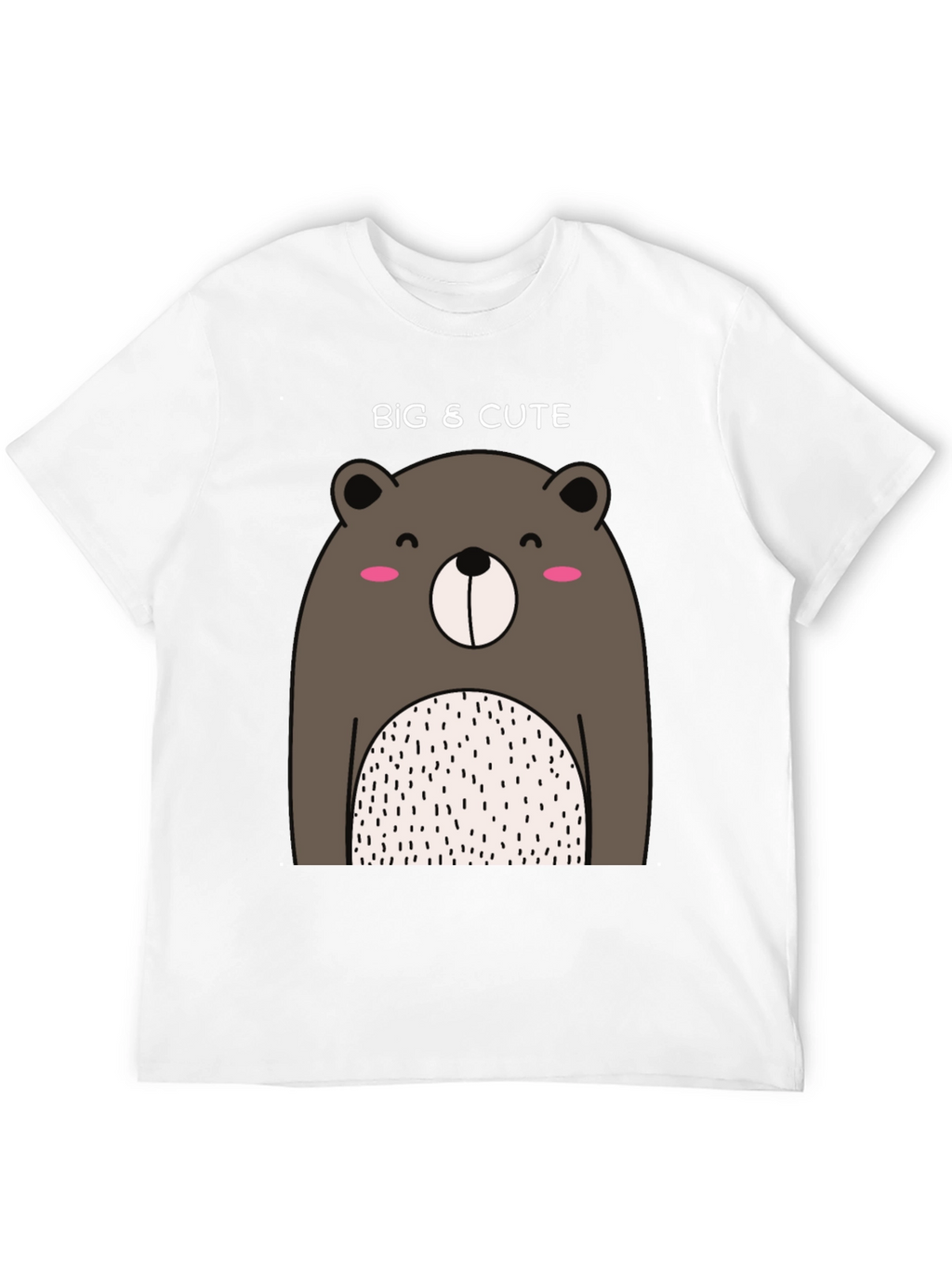 Big & Cute Bear Graphic T-Shirt