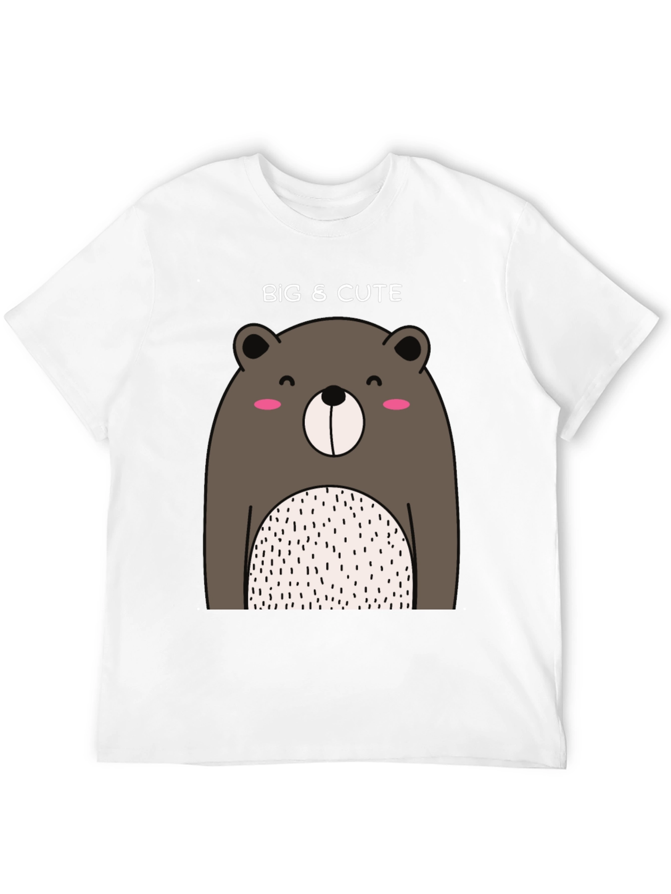 Big & Cute Bear Graphic T-Shirt