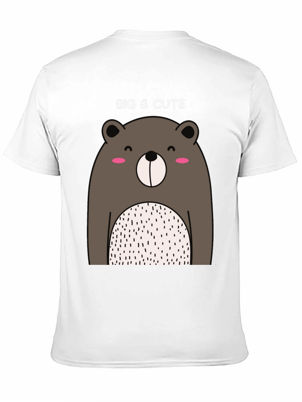 Big & Cute Bear Graphic T-Shirt