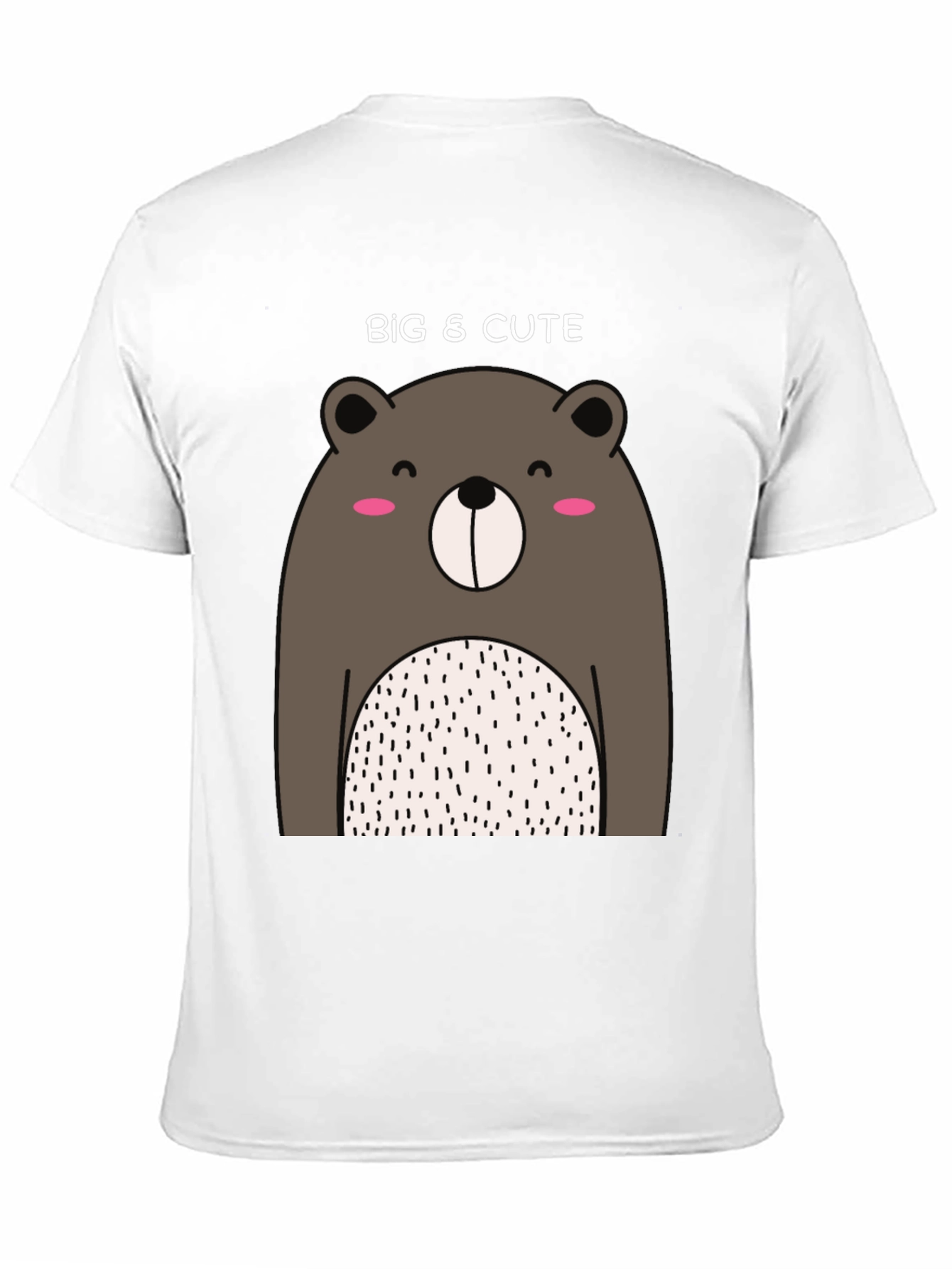 Big & Cute Bear Graphic T-Shirt