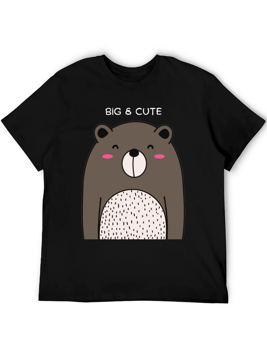 Big & Cute Bear Graphic T-Shirt