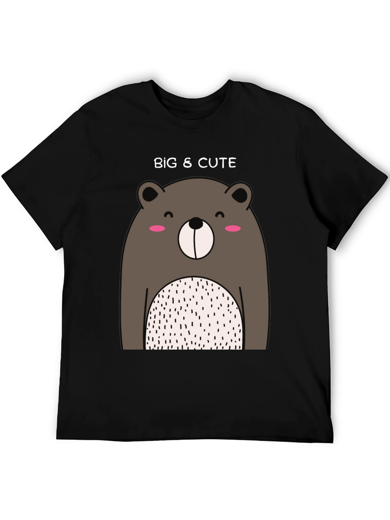 Big & Cute Bear Graphic T-Shirt