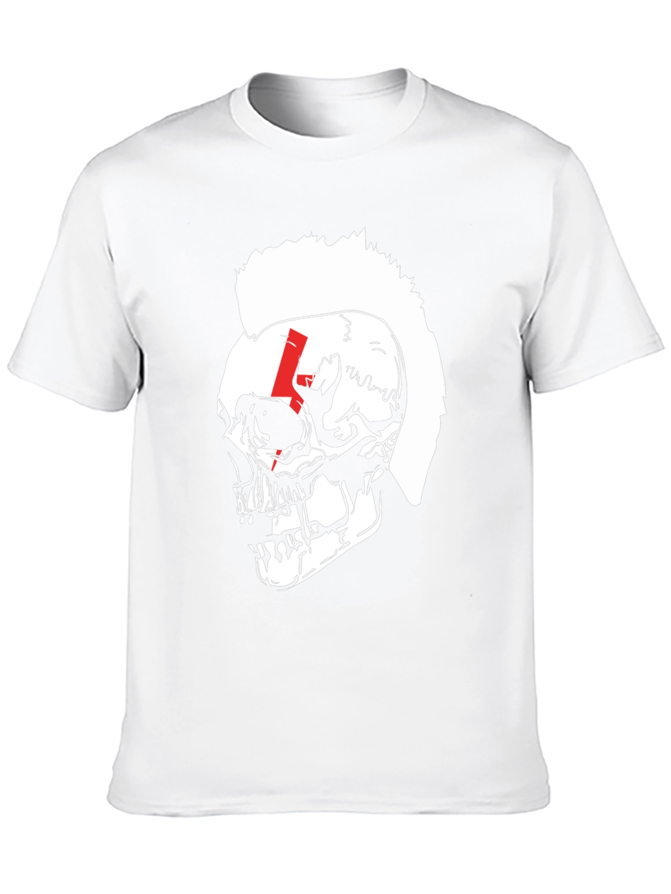 Skull Punk T-Shirt - Bold Graphic Tee