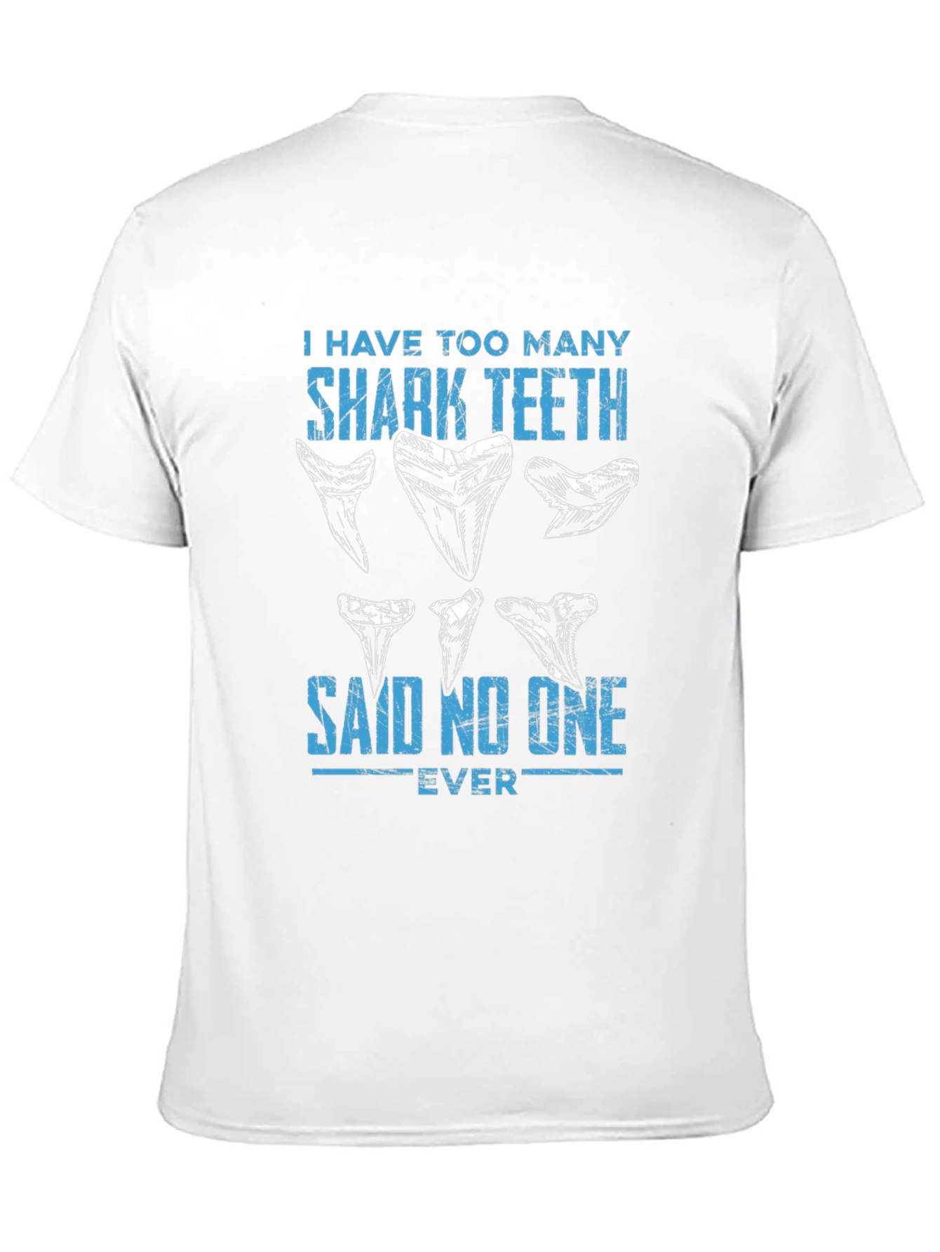 Shark Teeth T-Shirt - Novelty Graphic Tee