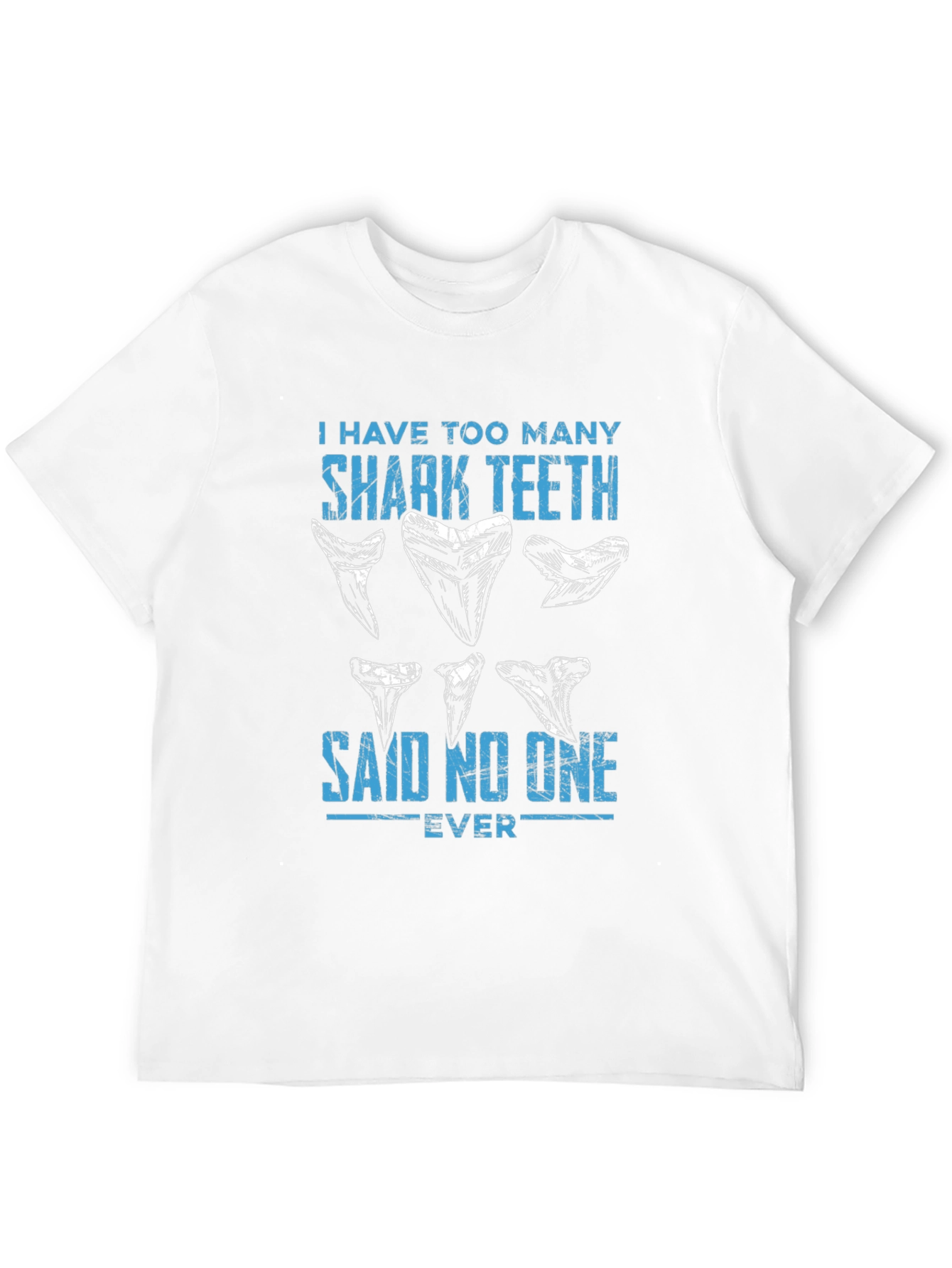 Shark Teeth T-Shirt - Novelty Graphic Tee