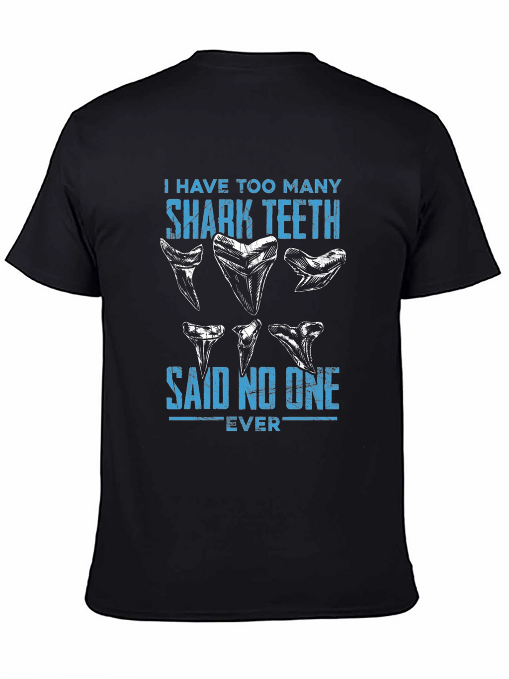 Shark Teeth T-Shirt - Novelty Graphic Tee