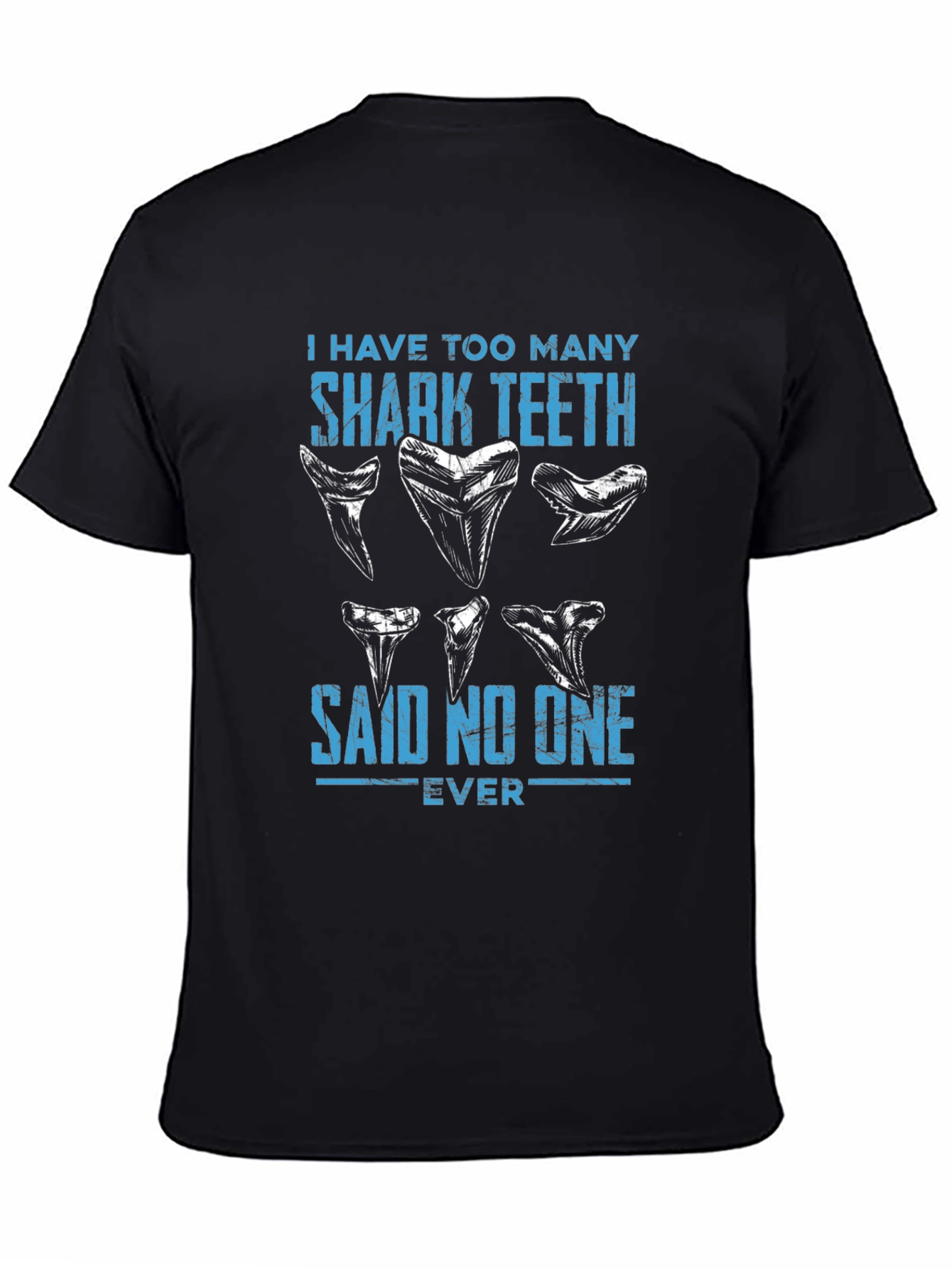 Shark Teeth T-Shirt - Novelty Graphic Tee