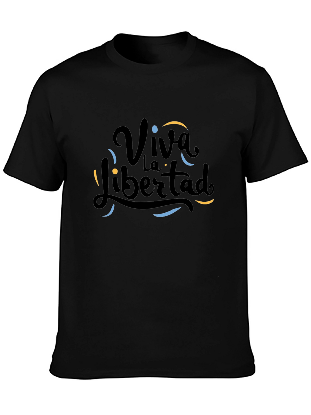 Viva La Libertad Graphic T-Shirt - Black