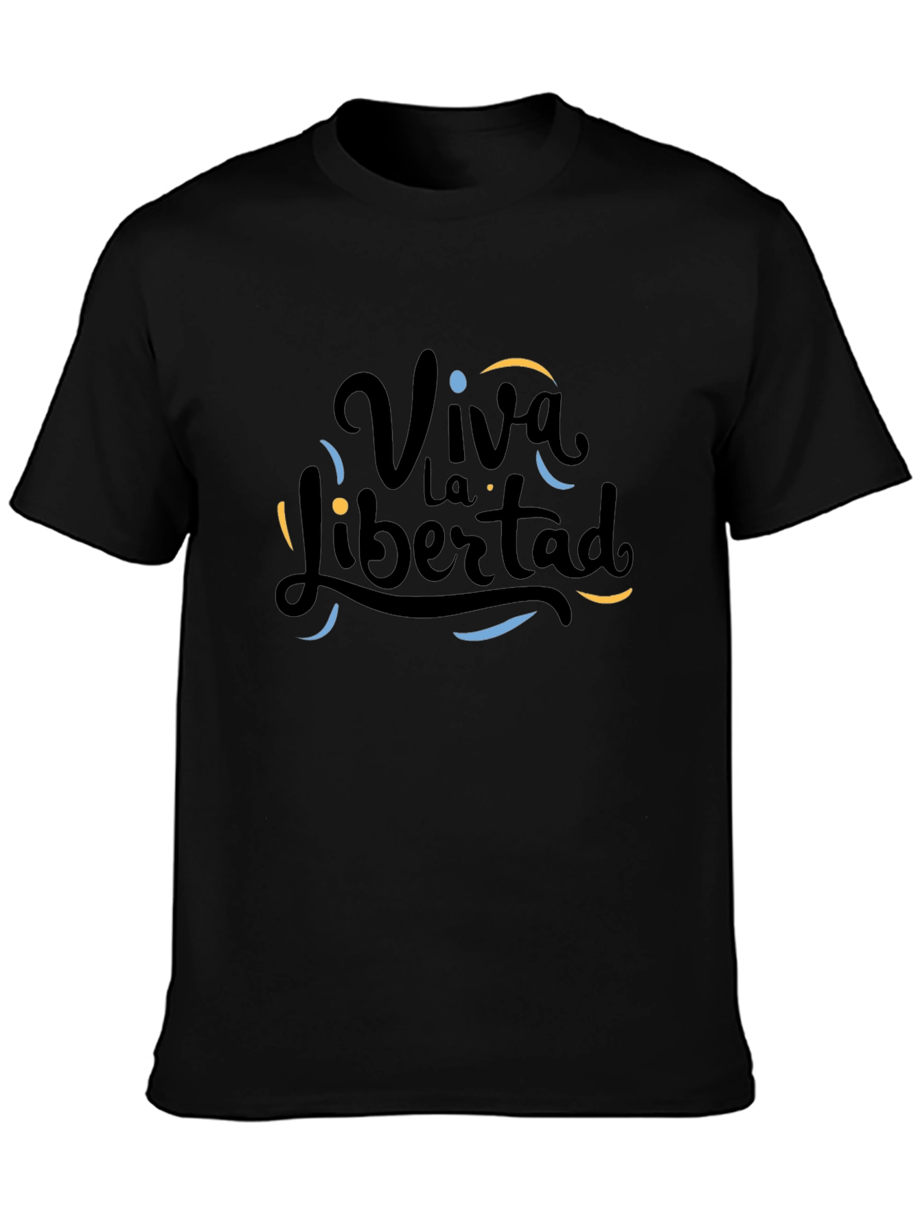 Viva La Libertad Graphic T-Shirt - Black