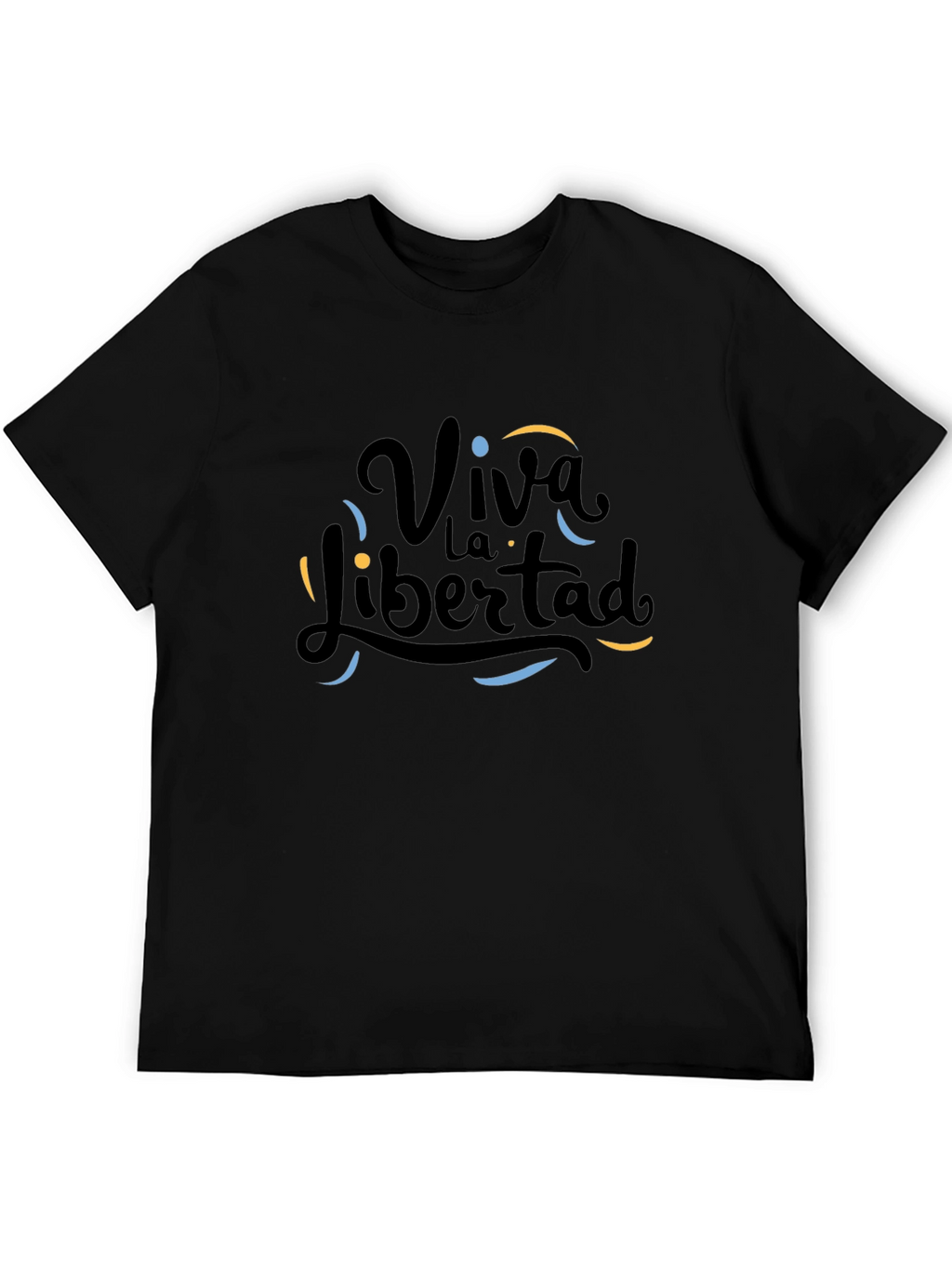 Viva La Libertad Graphic T-Shirt - Black