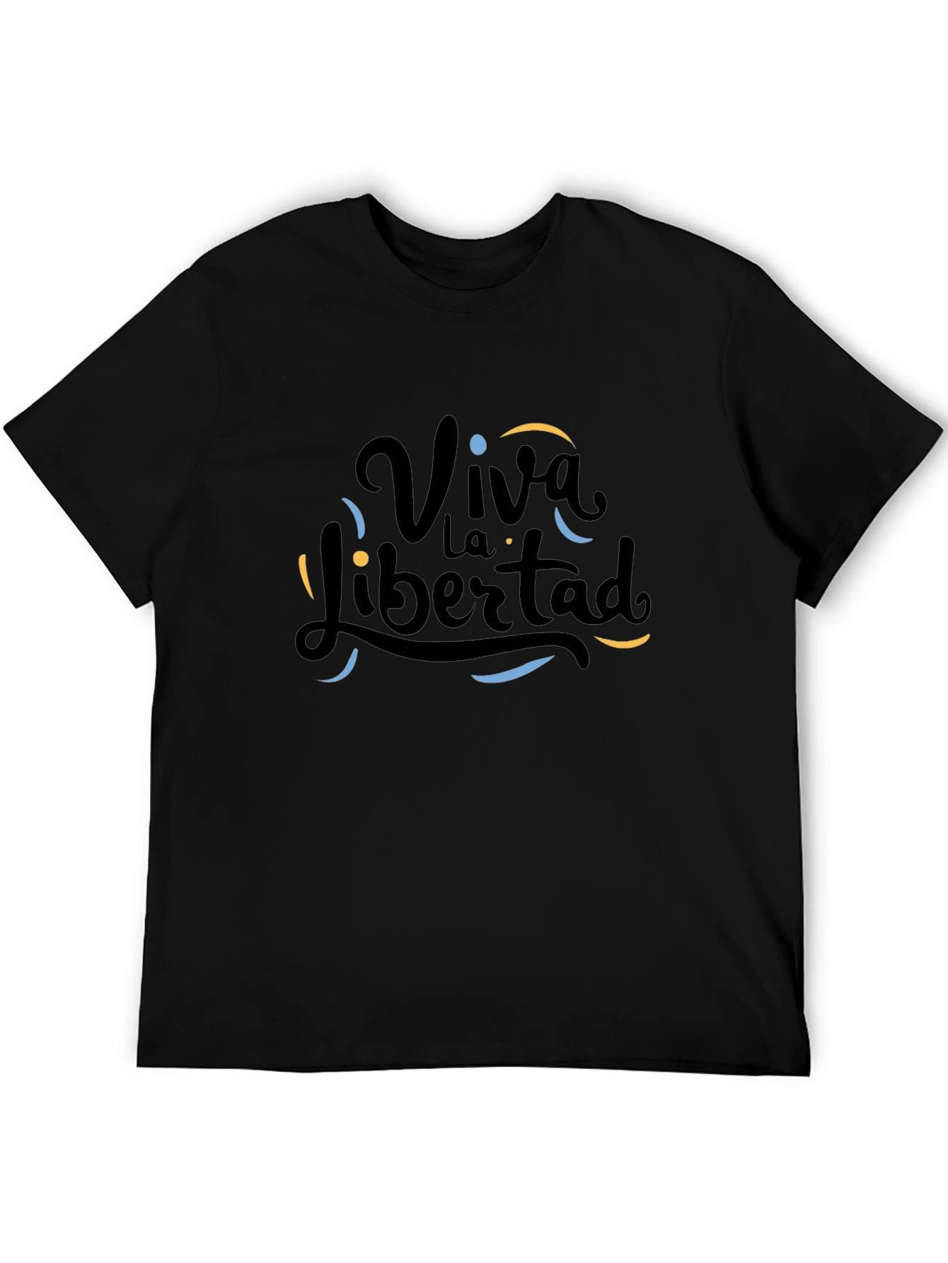 Viva La Libertad Graphic T-Shirt - Black