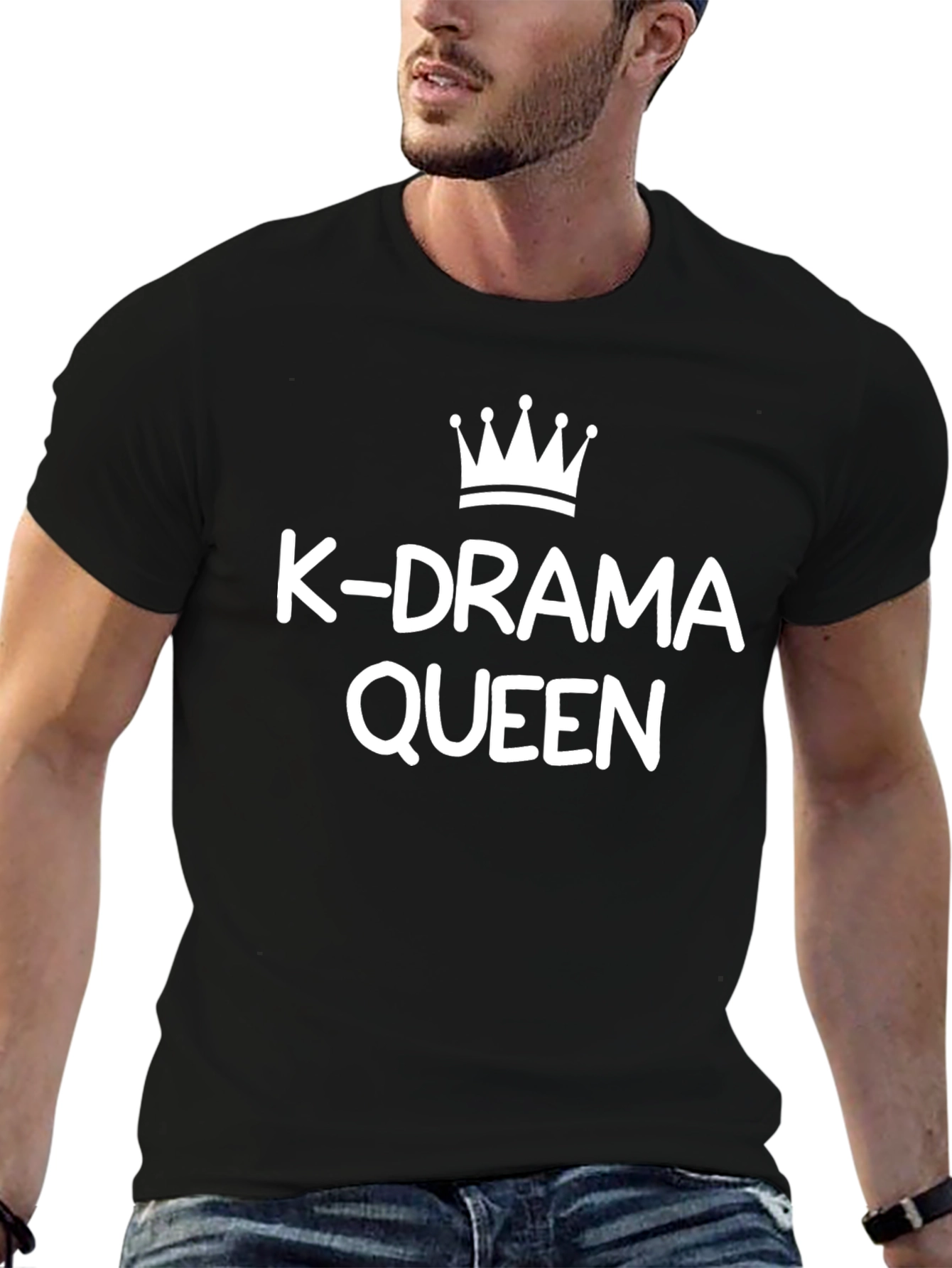 K-Drama Queen Black T-Shirt